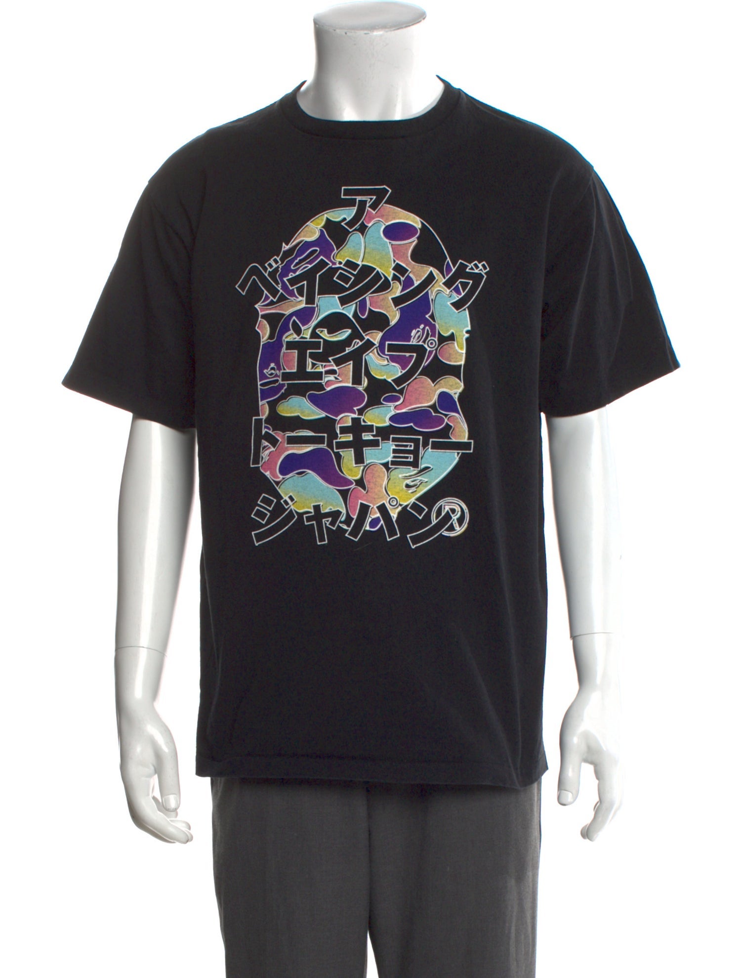 BAPE Graphic Print Crew Neck T-Shirt