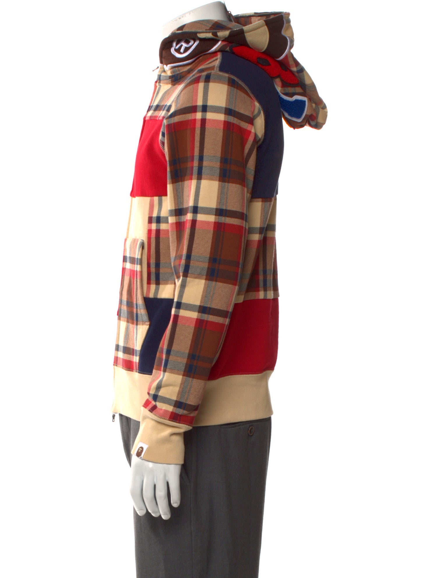 BAPE 2021 BAPE Check 2nd Ape Full Zip Hoodie w/ Tags