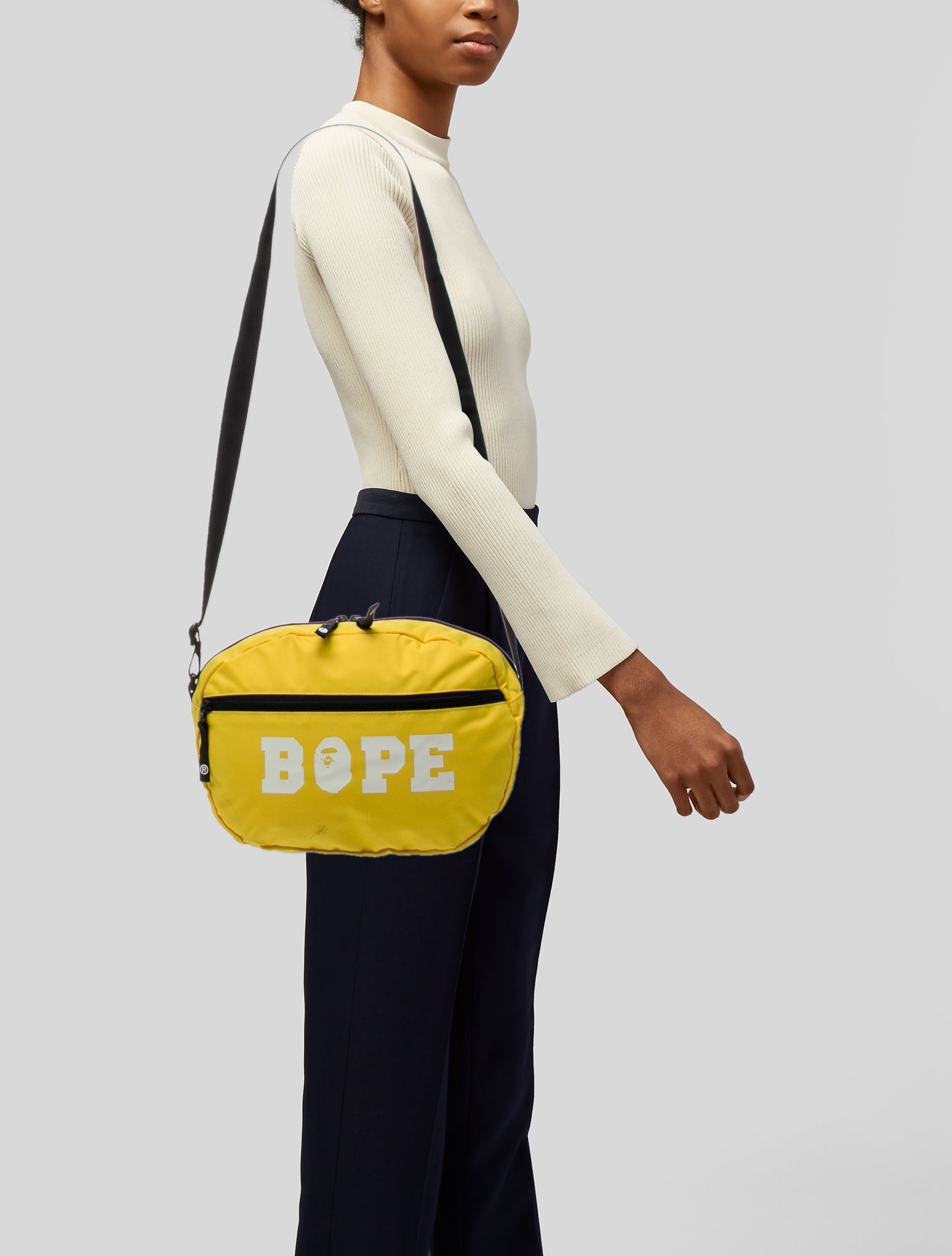 BAPE Nylon Family Bag