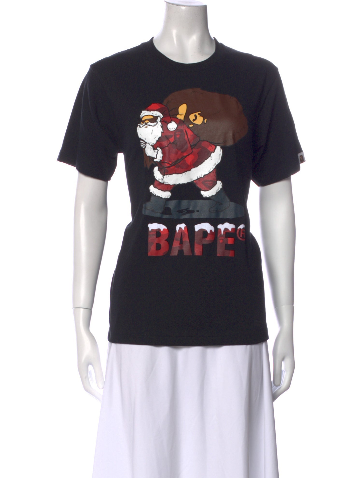 BAPE Graphic Print Crew Neck T-Shirt