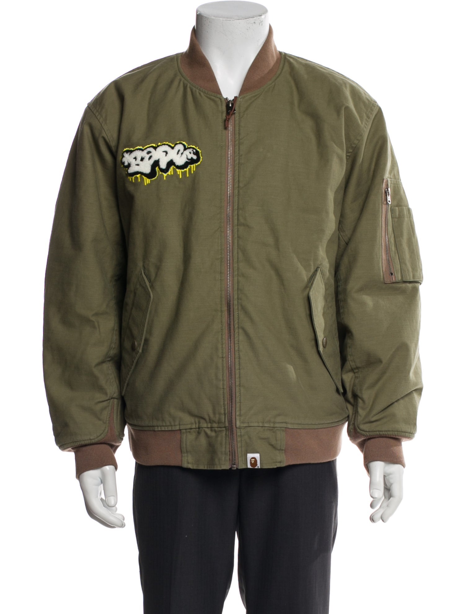 A Bathing Ape Graphic Print Windbreaker w/ Tags