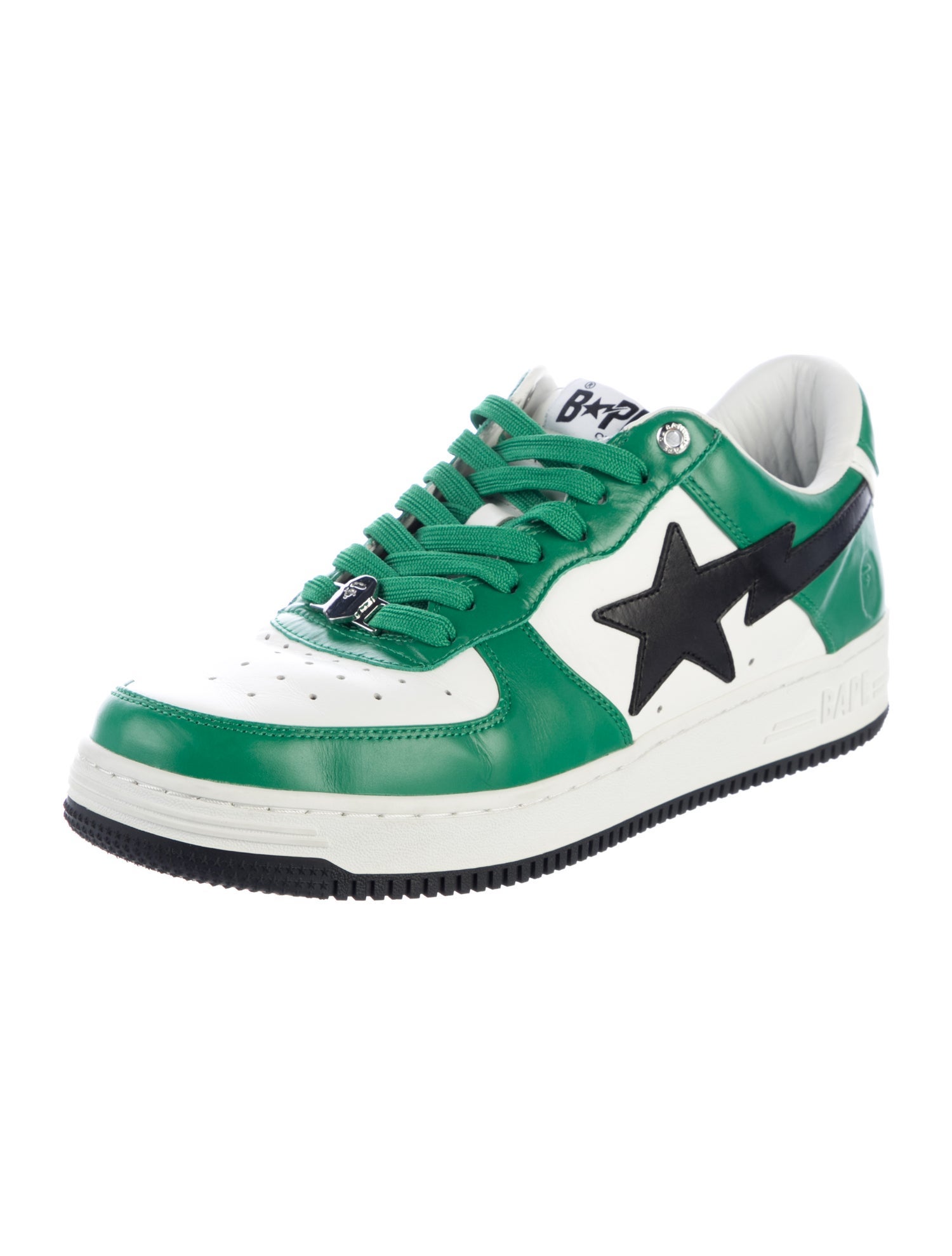 BAPE Bapesta #3 'Green' Sneakers