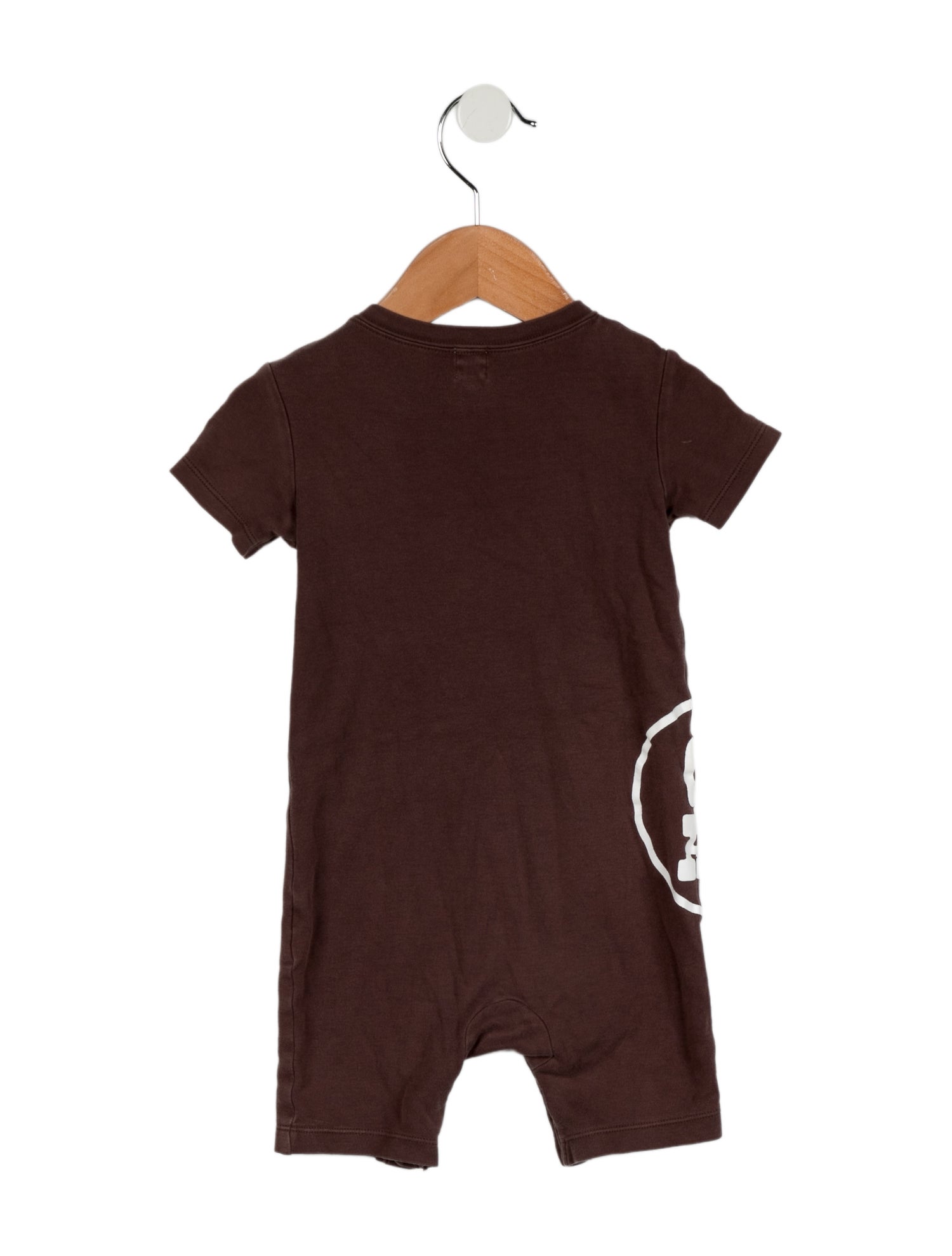 ギャングジョージ 　Chrome Hearts ロンパース 子供服 Chrome Hearts Kids' Horseshoe All-In-One - Black Sizes 0-24 Months