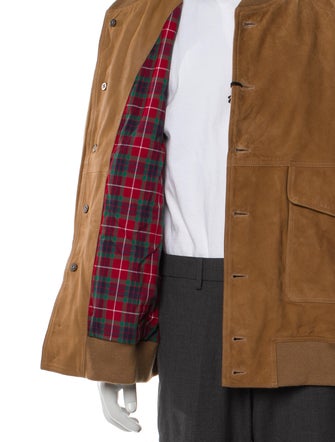 Baracuta Leather Utility Jacket