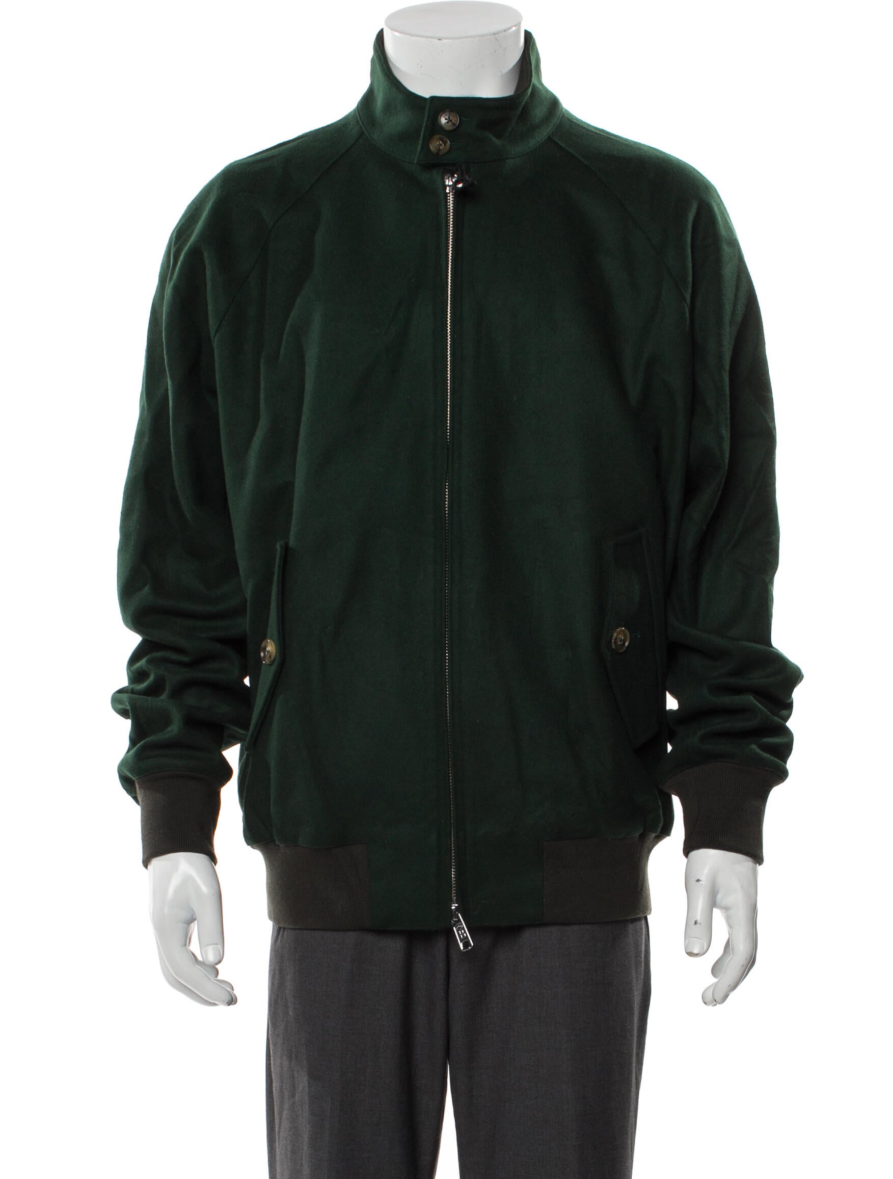 Baracuta Virgin Wool Bomber Jacket