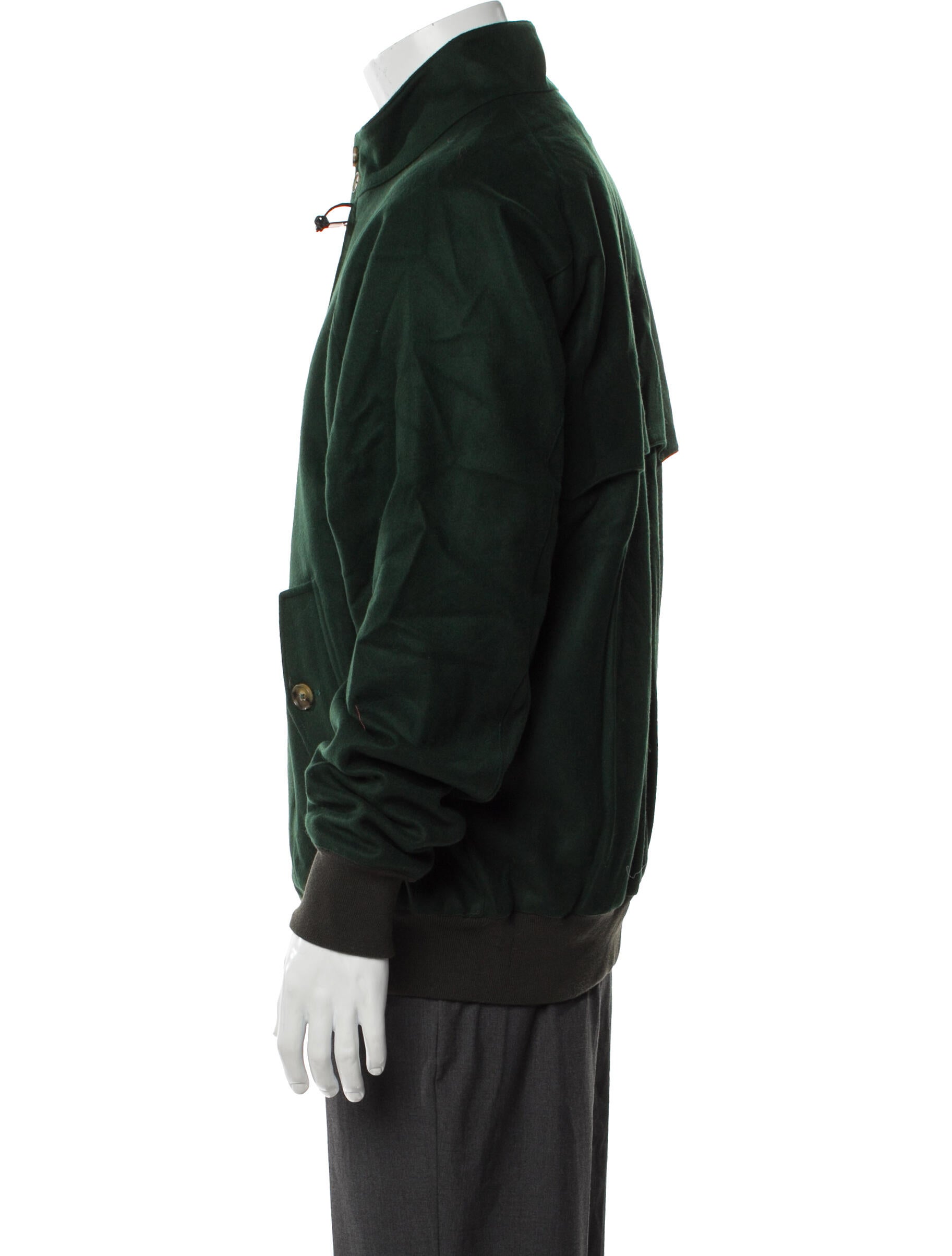 Baracuta Virgin Wool Bomber Jacket