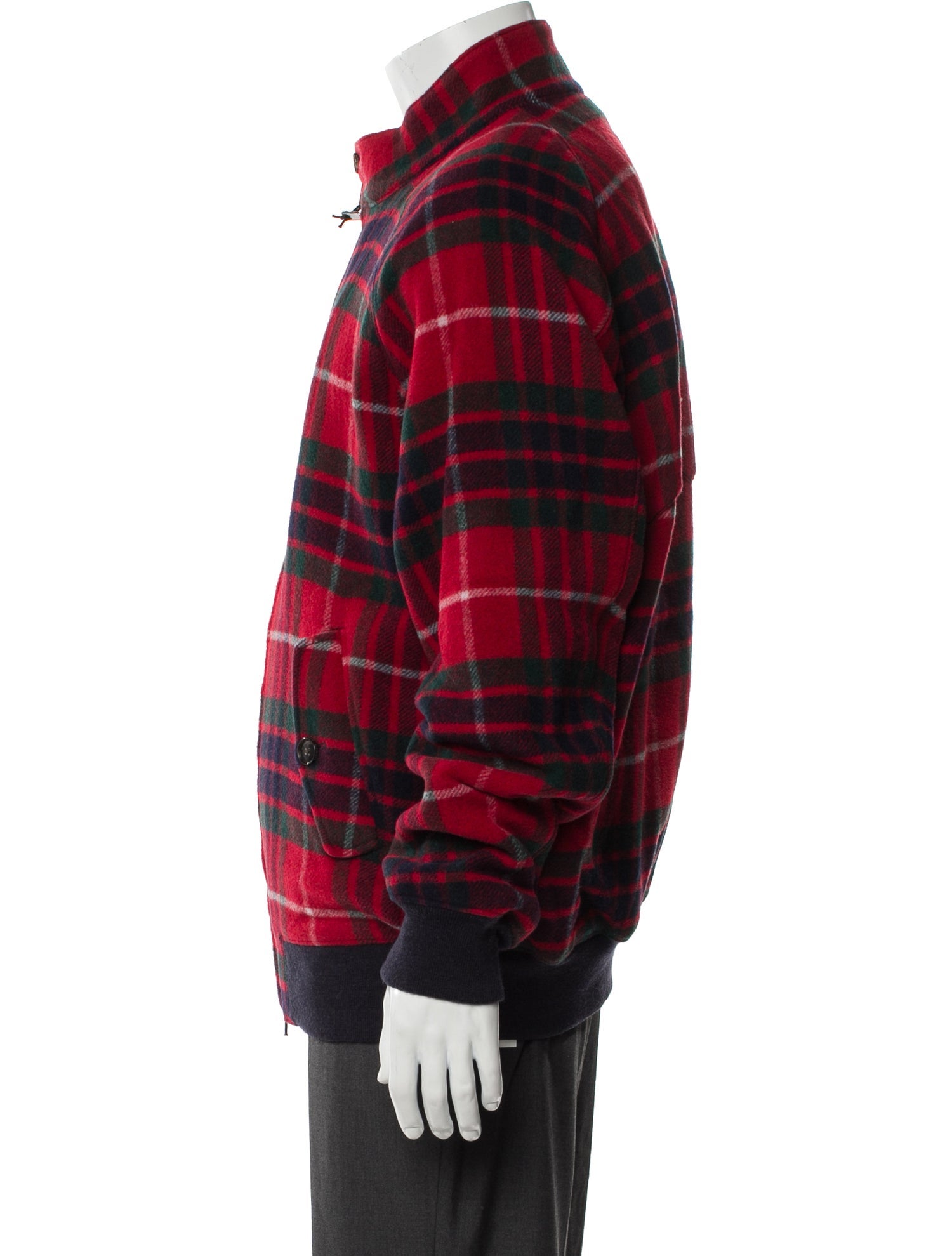 Baracuta Plaid Print Jacket