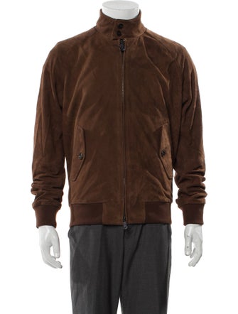 Baracuta Leather Bomber Jacket