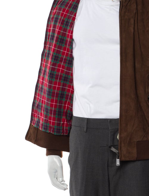 Baracuta Leather Bomber Jacket