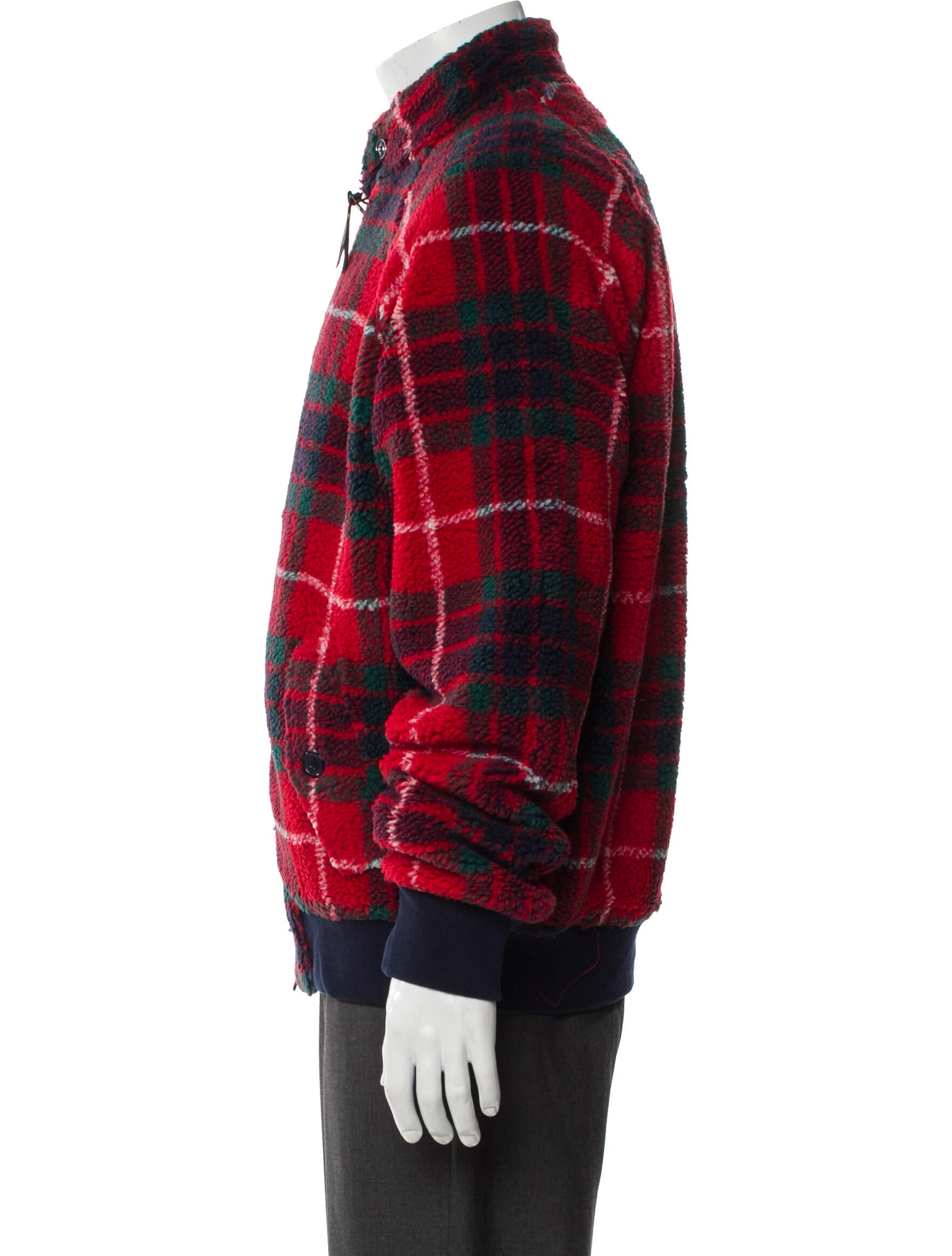 Baracuta Plaid Print Jacket