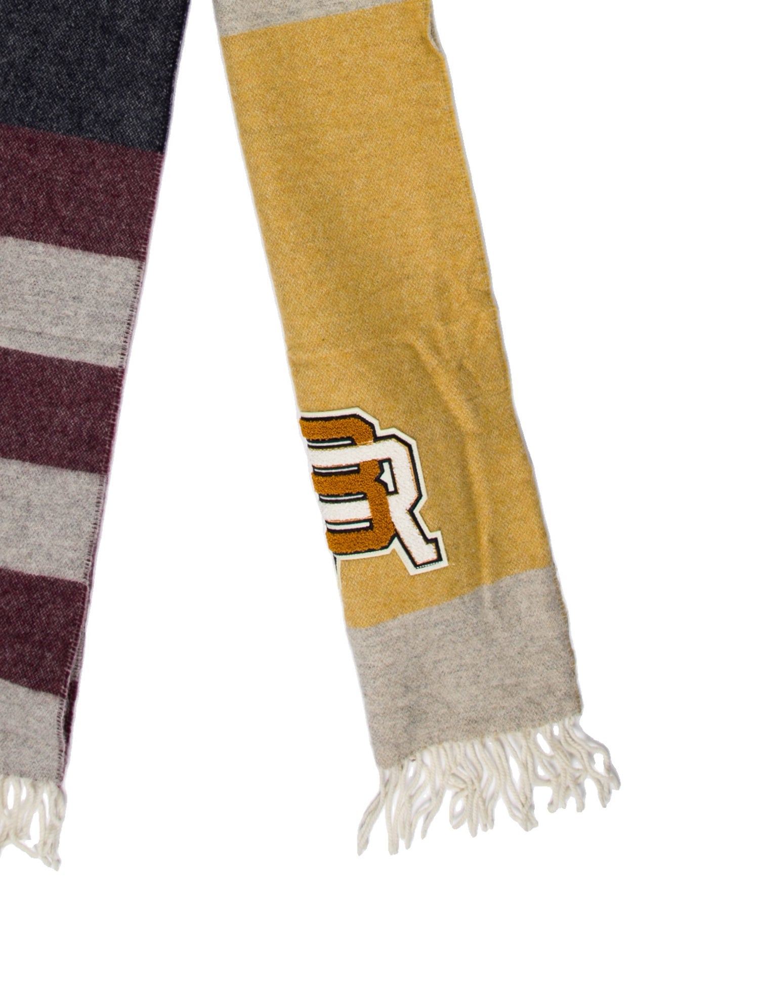 Baracuta Wool Striped Scarf