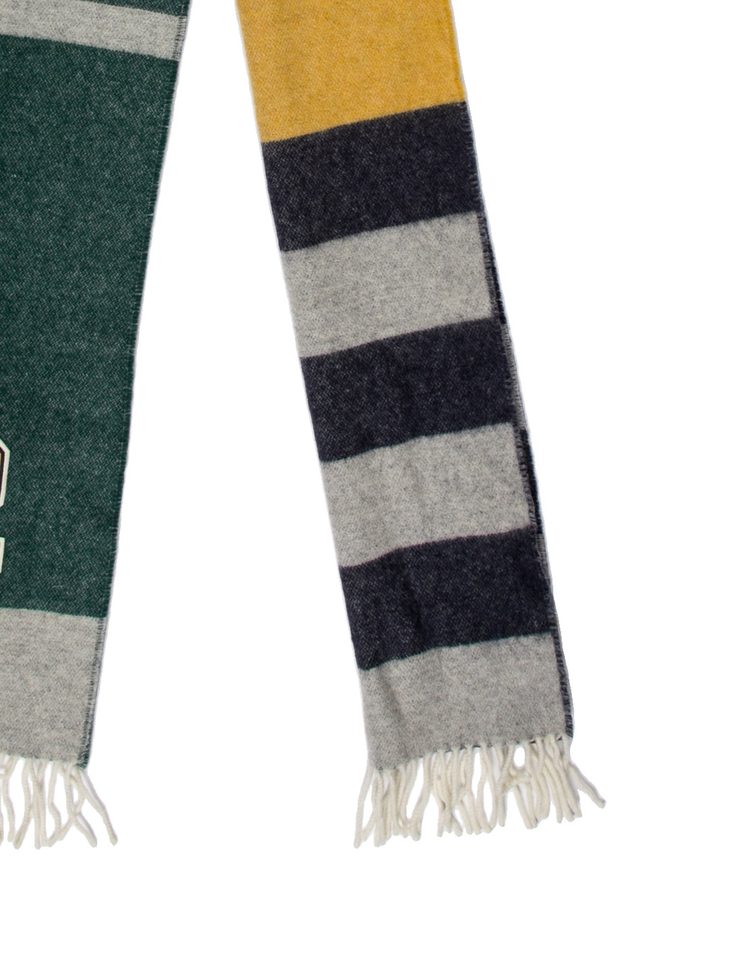 Baracuta Wool Striped Scarf