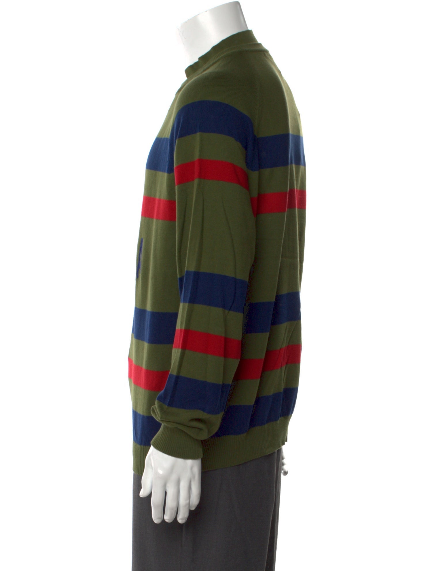 Baracuta Striped Crew Neck Pullover w/ Tags