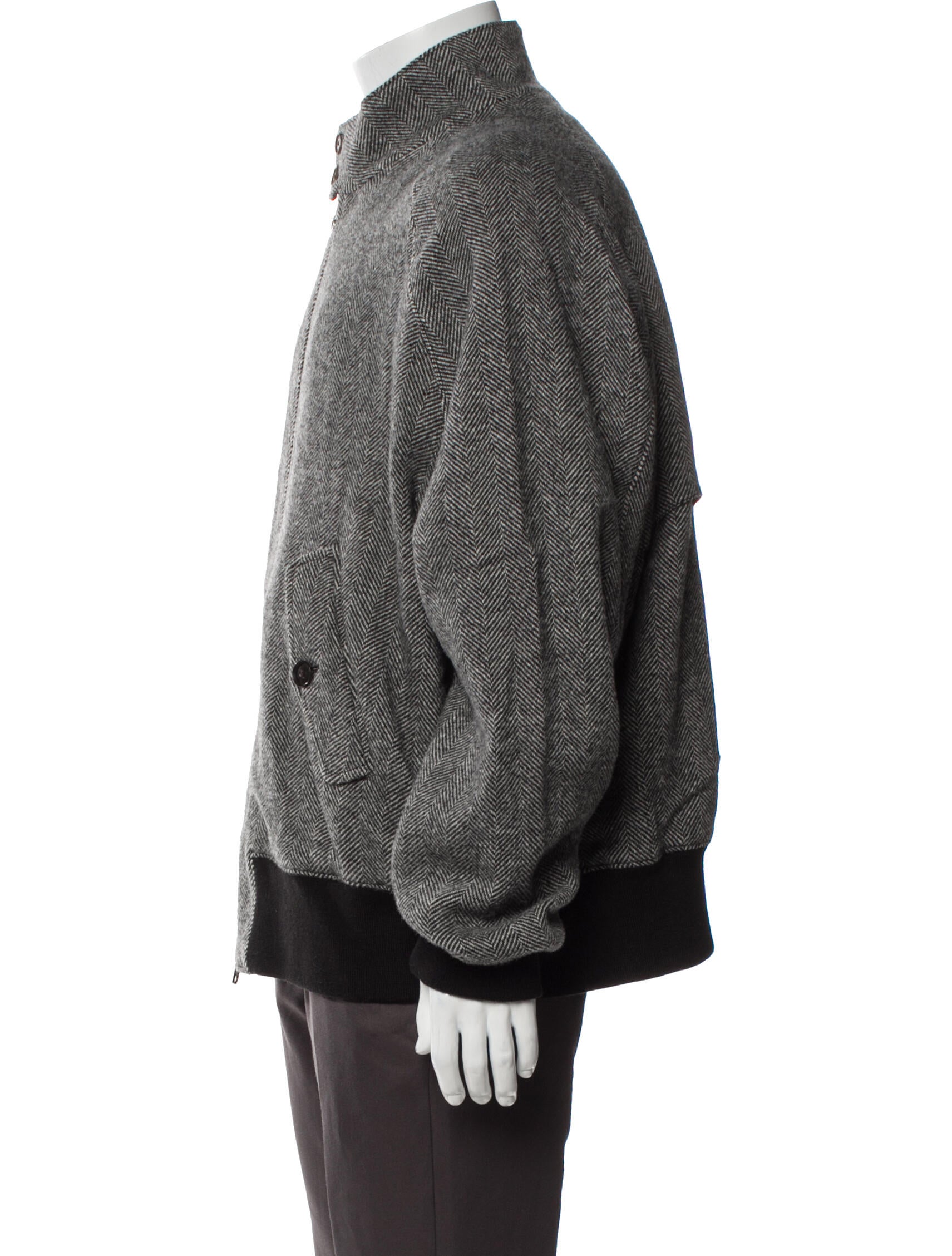 Baracuta Virgin Wool Tweed Pattern Jacket w/ Tags