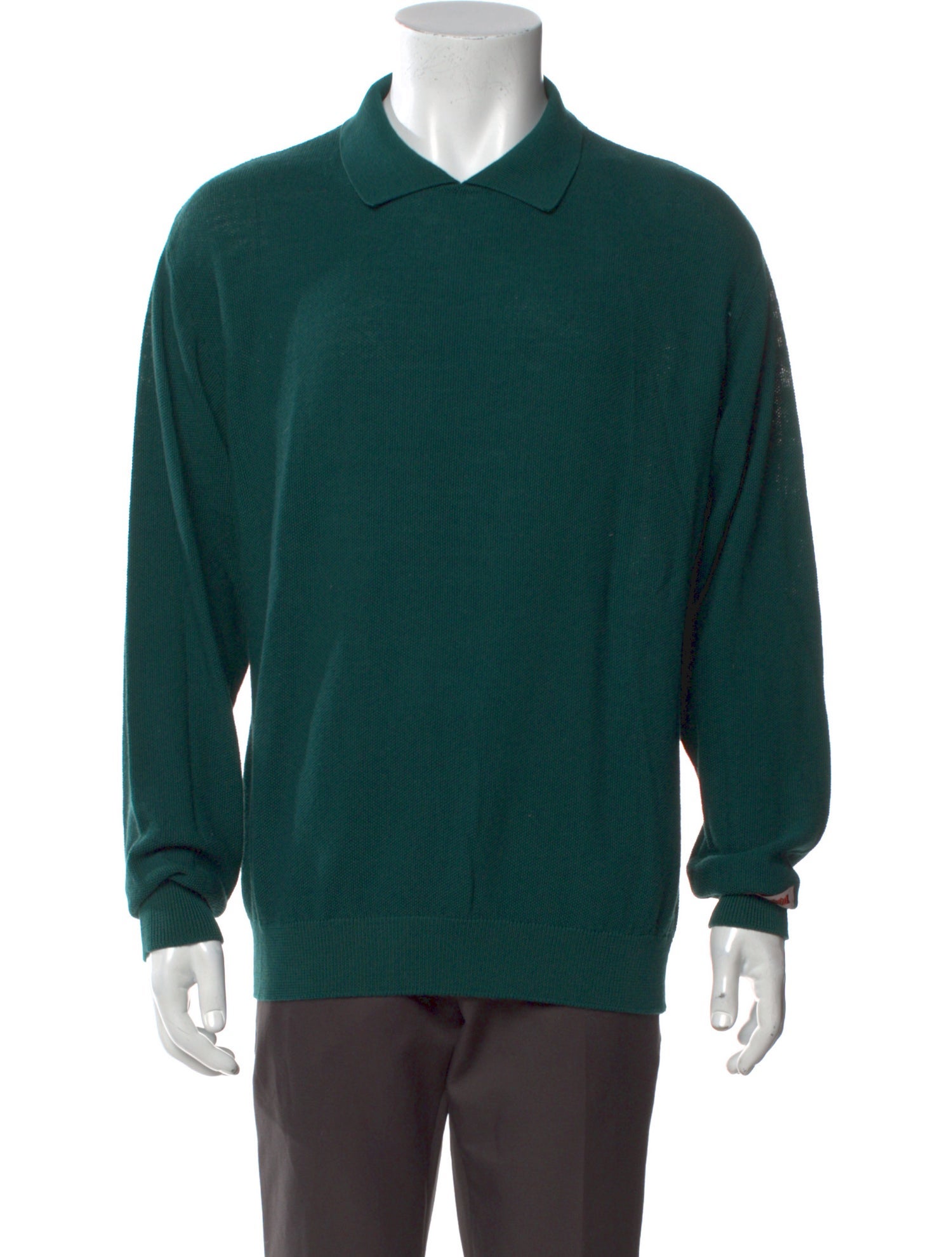 Baracuta Wool Collar Polo Shirt w/ Tags