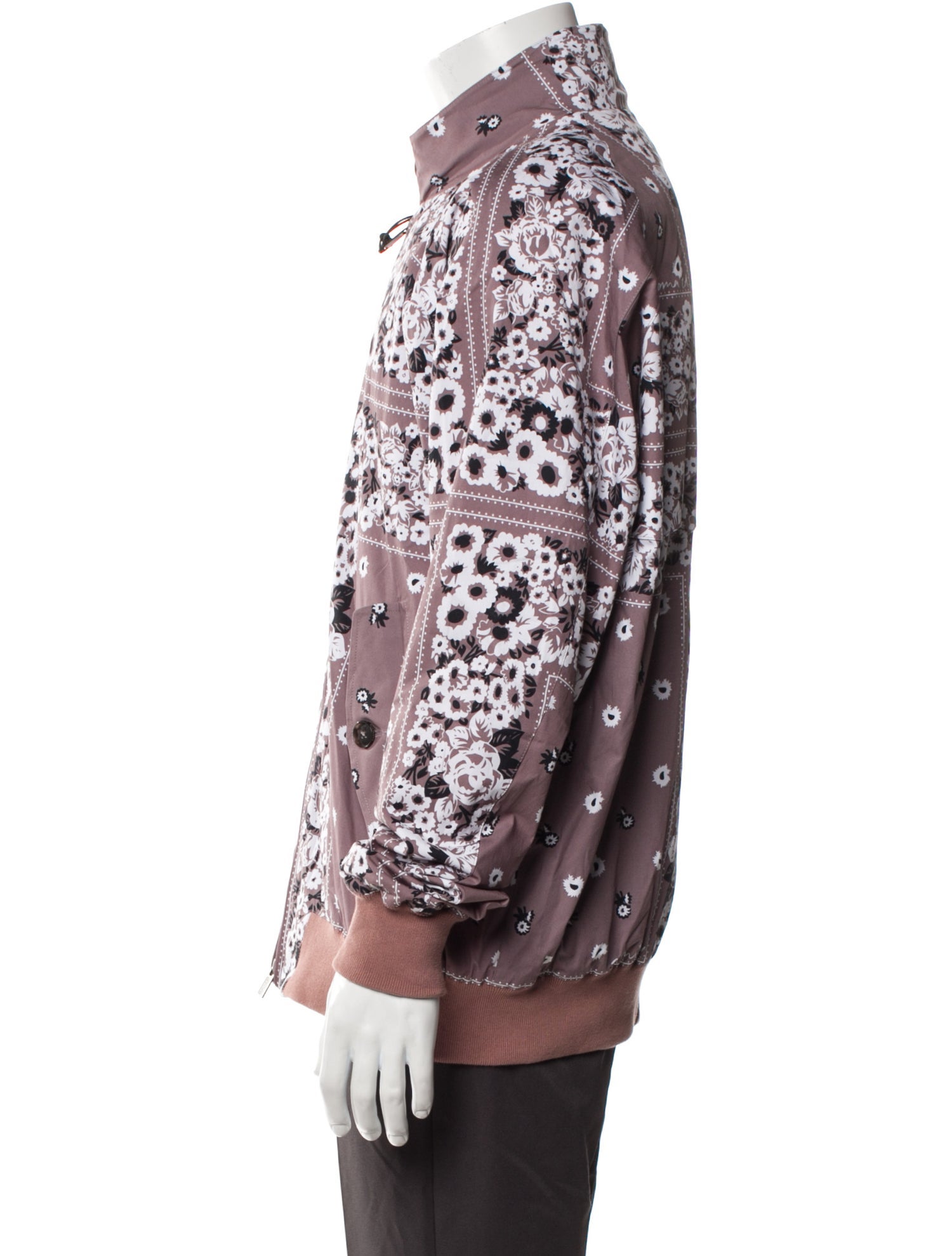 Baracuta Floral Print Trucker Jacket w/ Tags