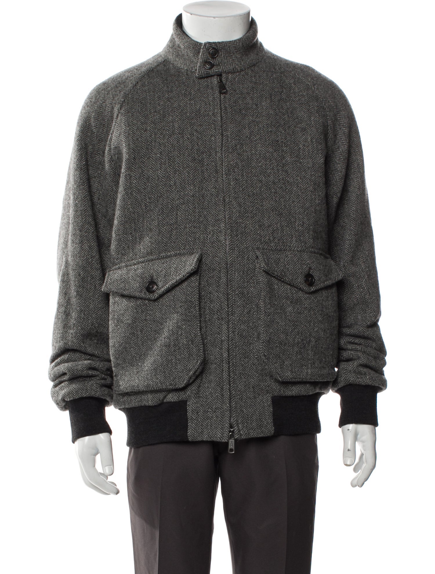 Baracuta Virgin Wool Bomber Jacket