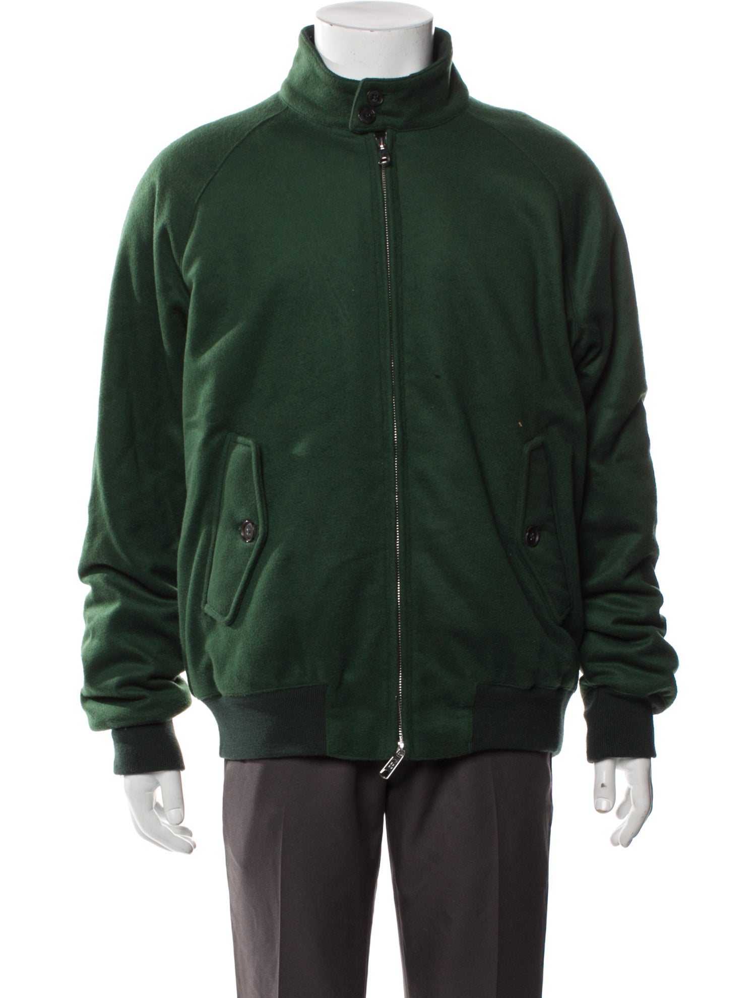 Baracuta Virgin Wool Bomber Jacket