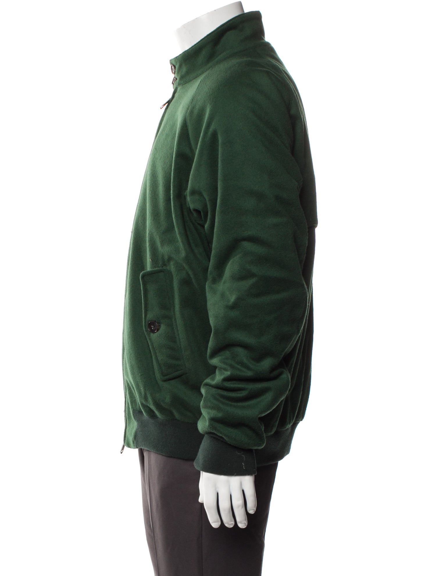 Baracuta Virgin Wool Bomber Jacket