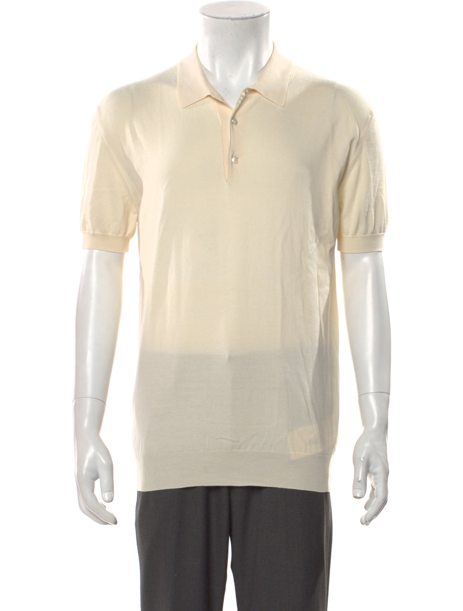 Baracuta Collar Short Sleeve Polo Shirt