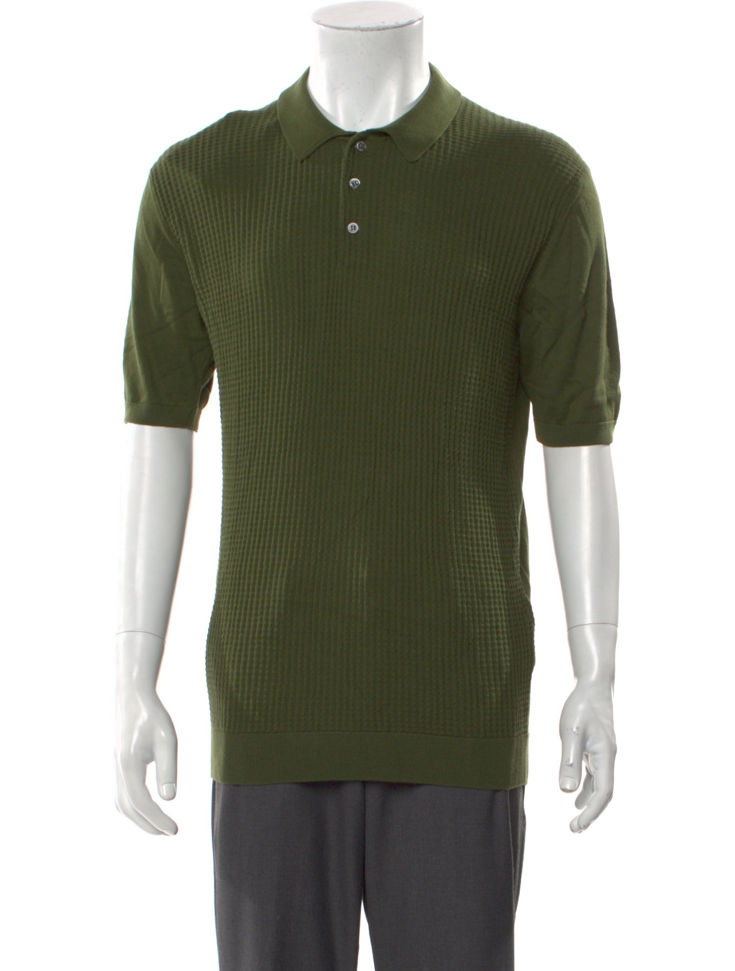 Baracuta Collar Short Sleeve Polo Shirt w/ Tags