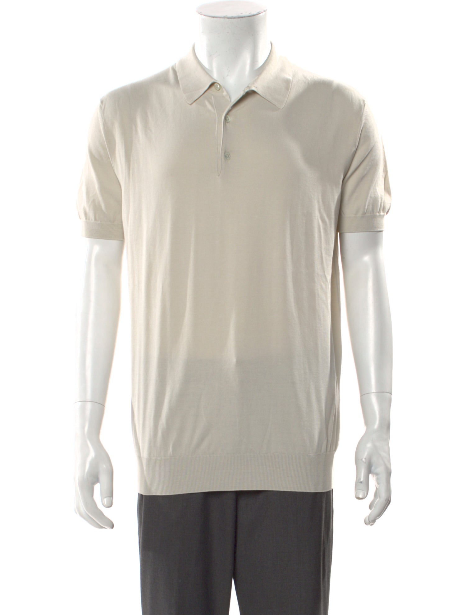 Baracuta Collar Long Sleeve Polo Shirt w/ Tags