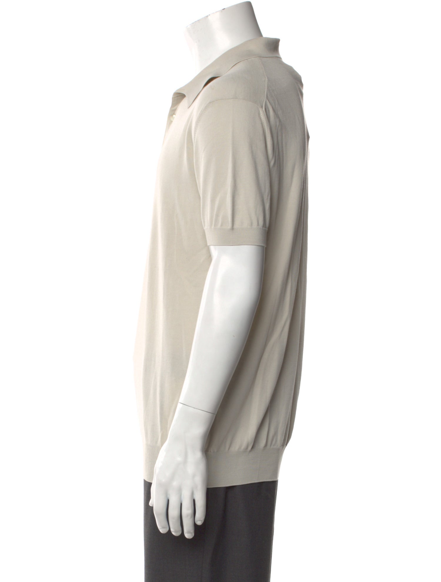 Baracuta Collar Long Sleeve Polo Shirt w/ Tags