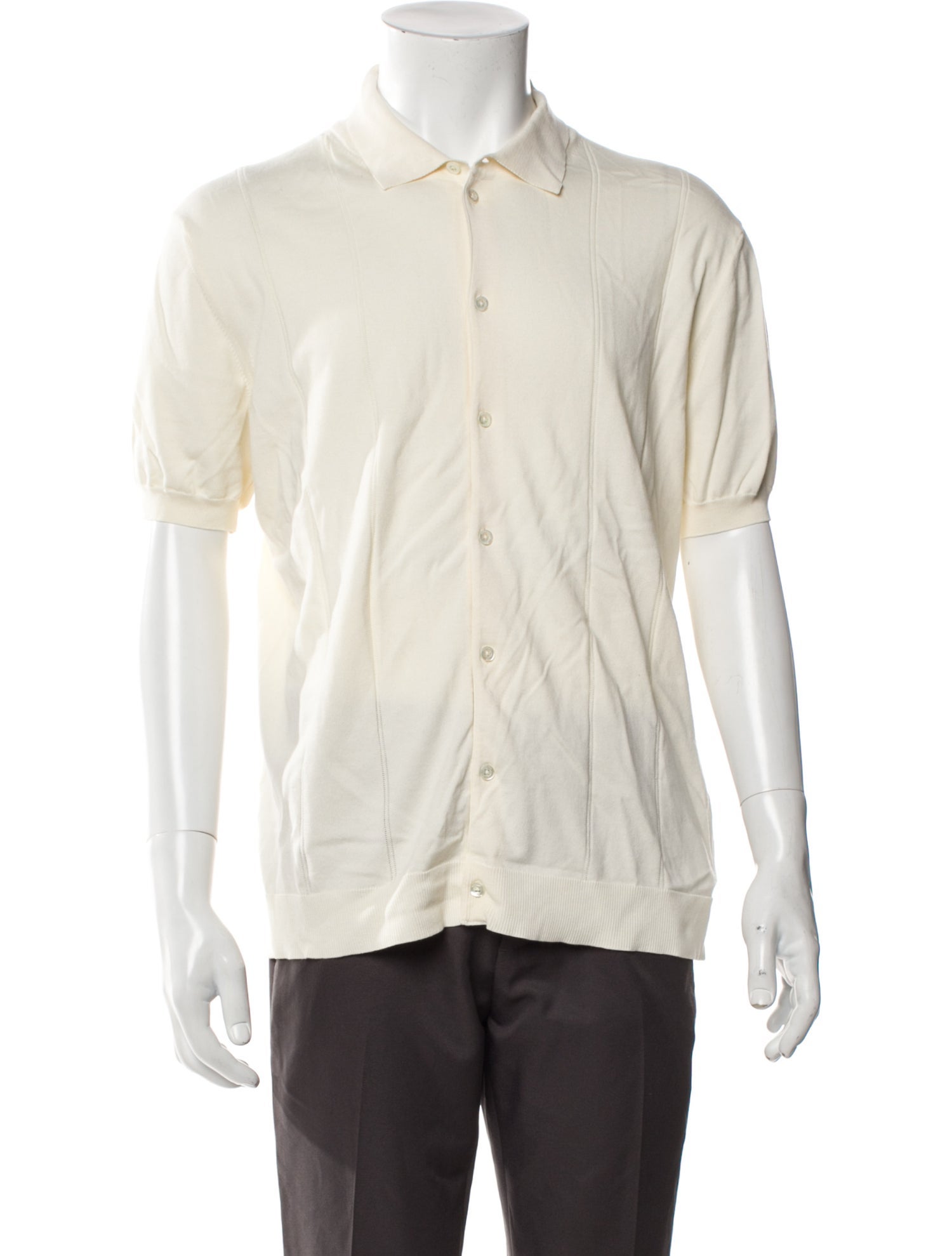 Baracuta Collar Short Sleeve Polo Shirt w/ Tags