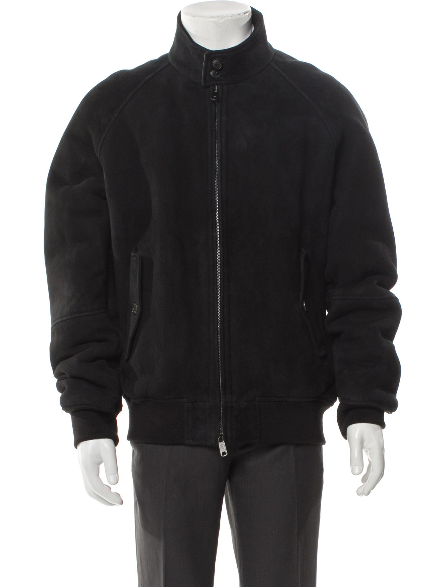 Baracuta Lamb Leather Bomber Jacket