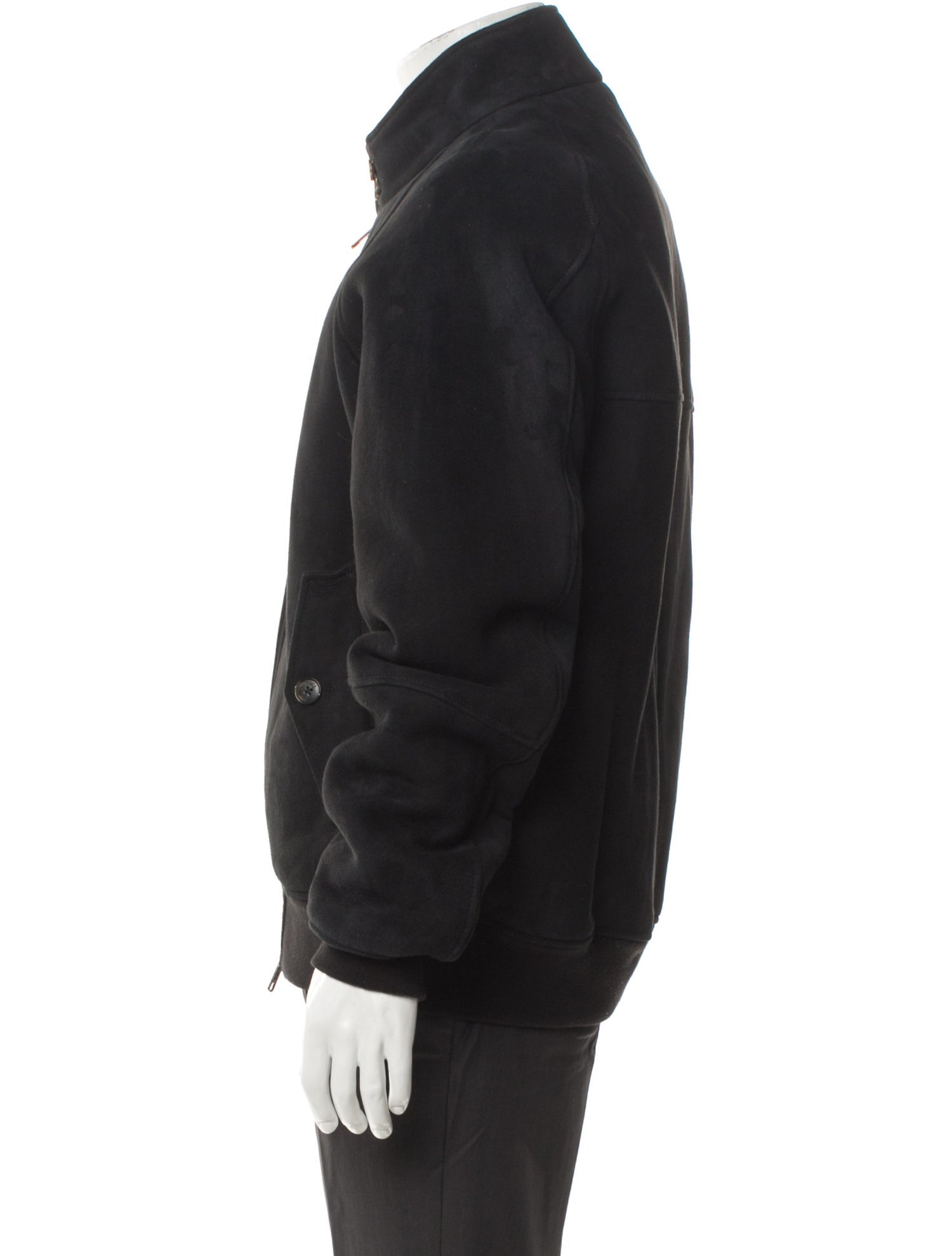 Baracuta Lamb Leather Bomber Jacket