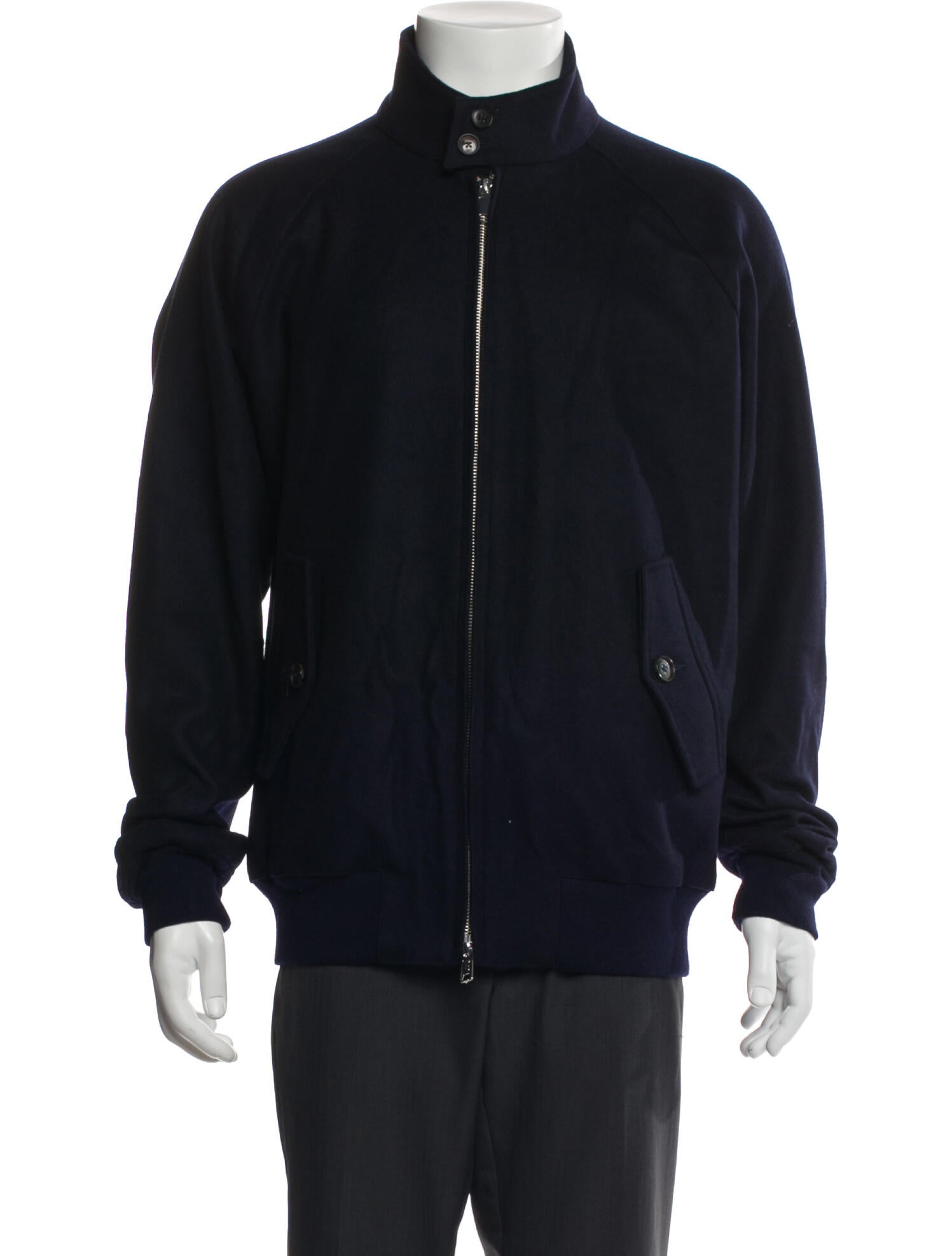 Baracuta Virgin Wool Bomber Jacket