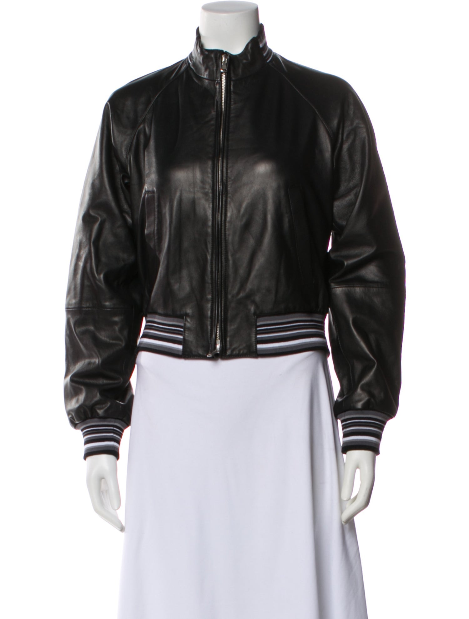 Baracuta Leather Bomber Jacket