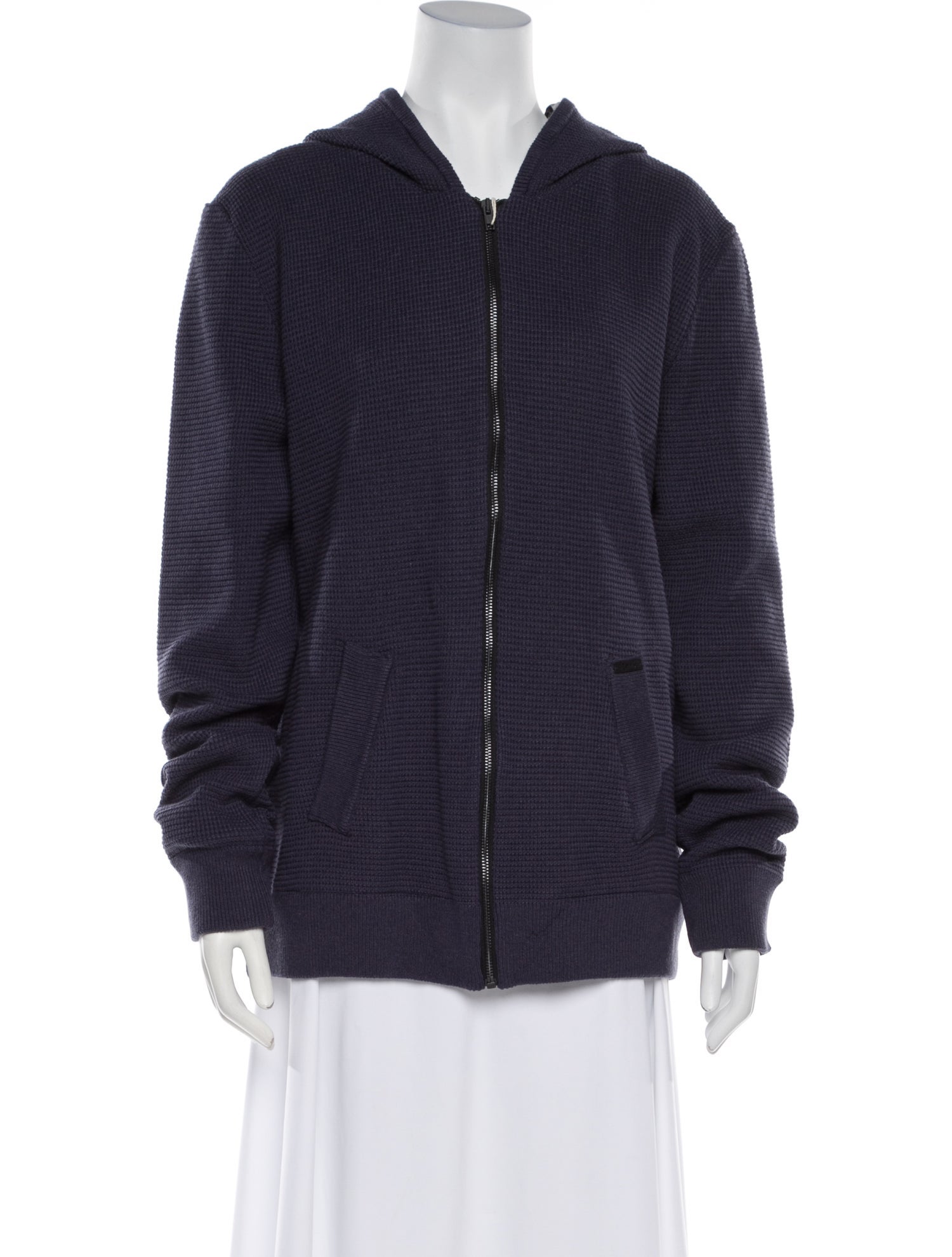 Bark V-Neck Long Sleeve Hoodie