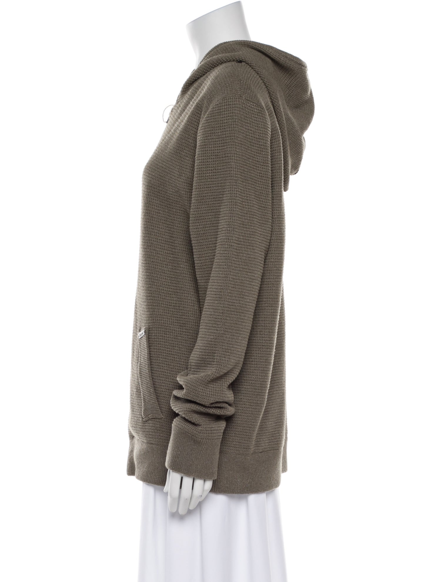 Bark V-Neck Long Sleeve Hoodie