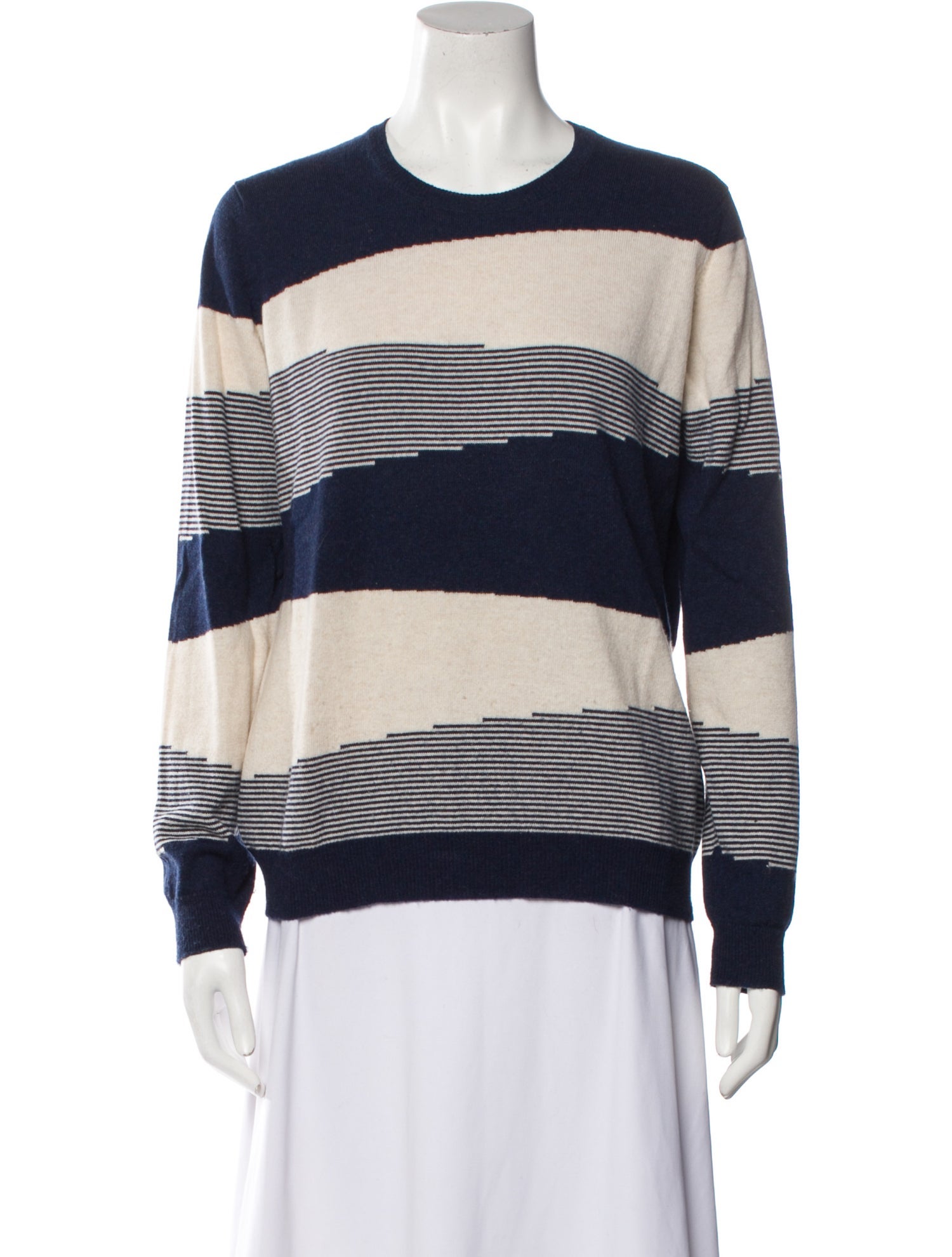 Brora Cashmere Striped Sweater