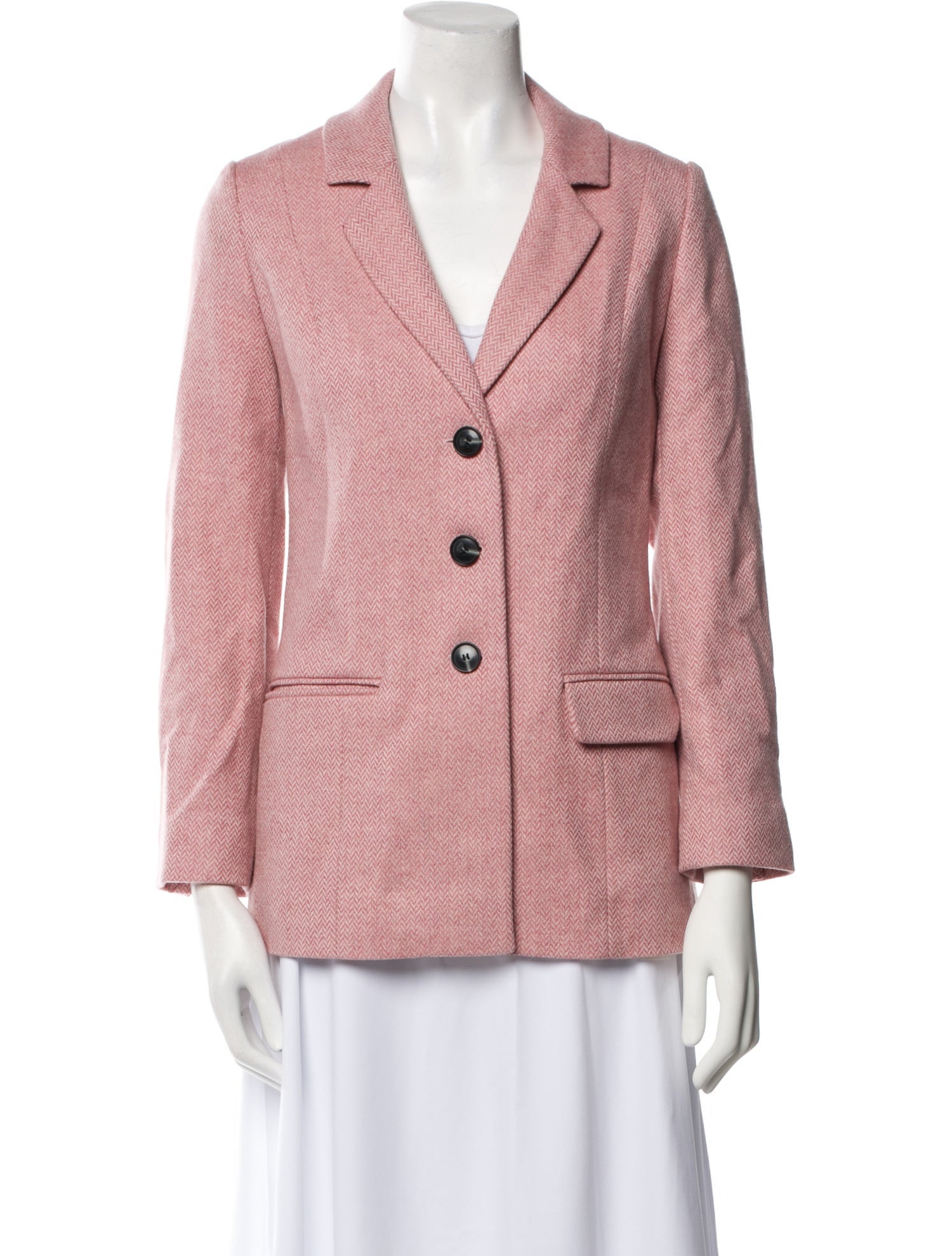 Brora Merino Wool Striped Blazer