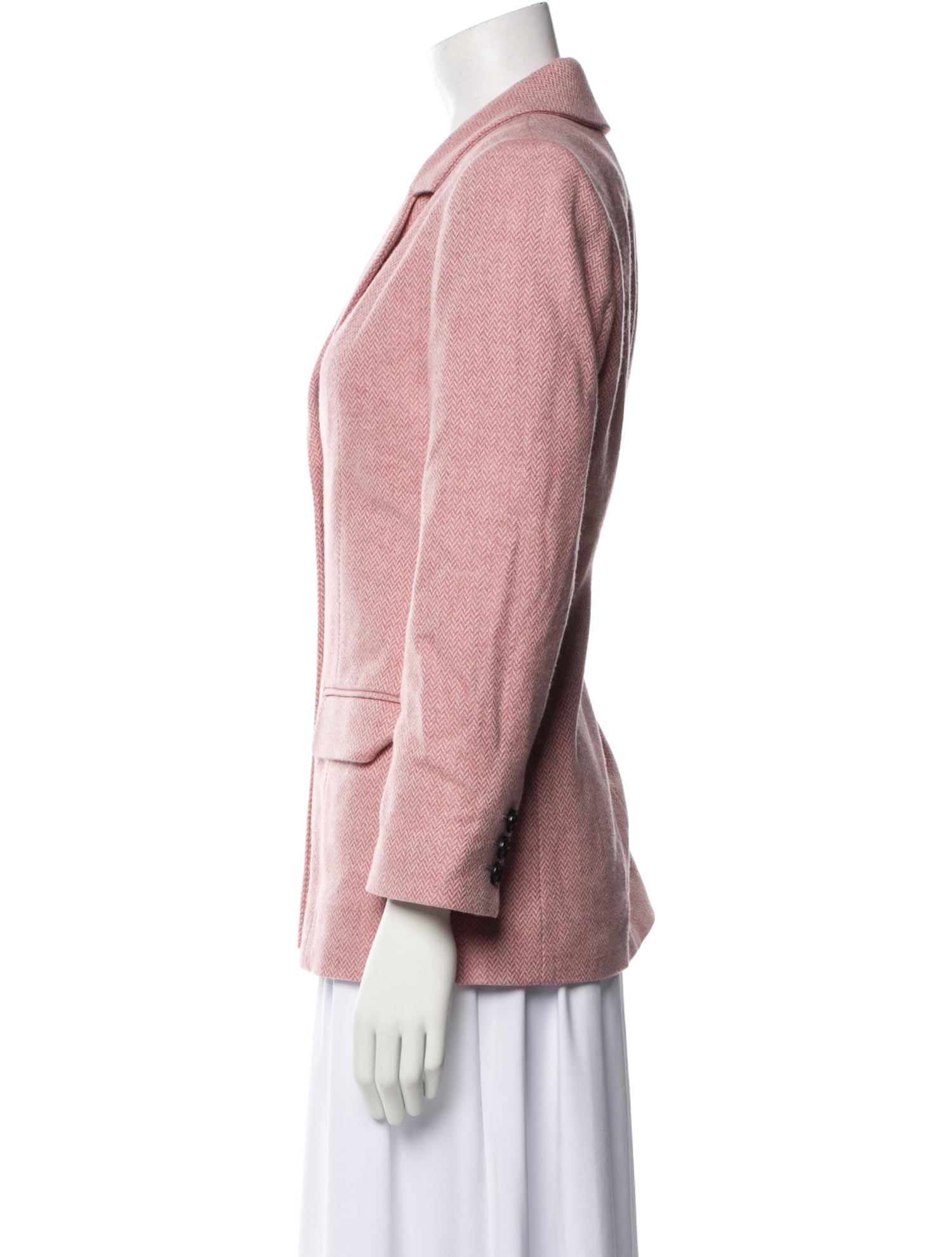 Brora Merino Wool Striped Blazer