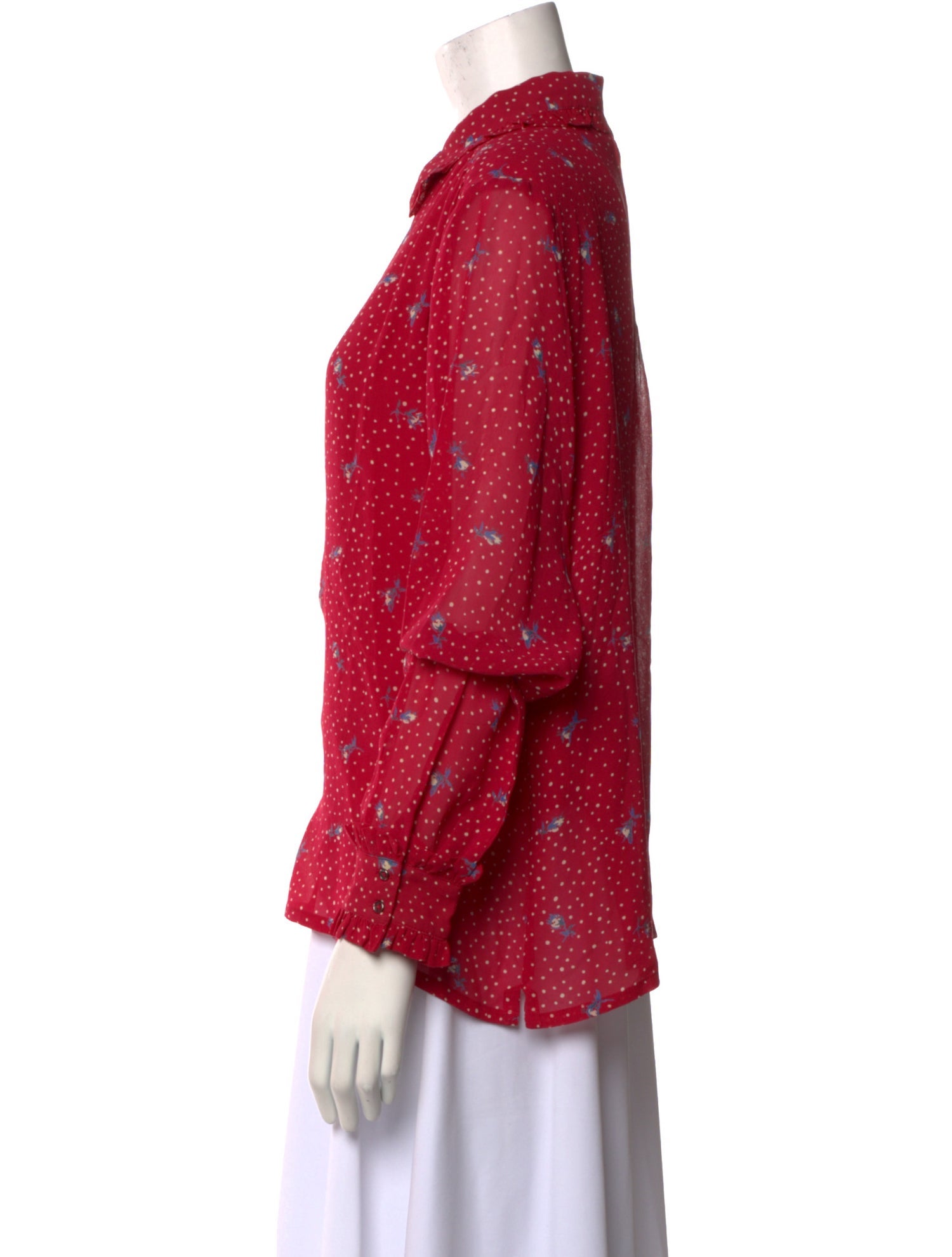 Brora Printed Long Sleeve Blouse