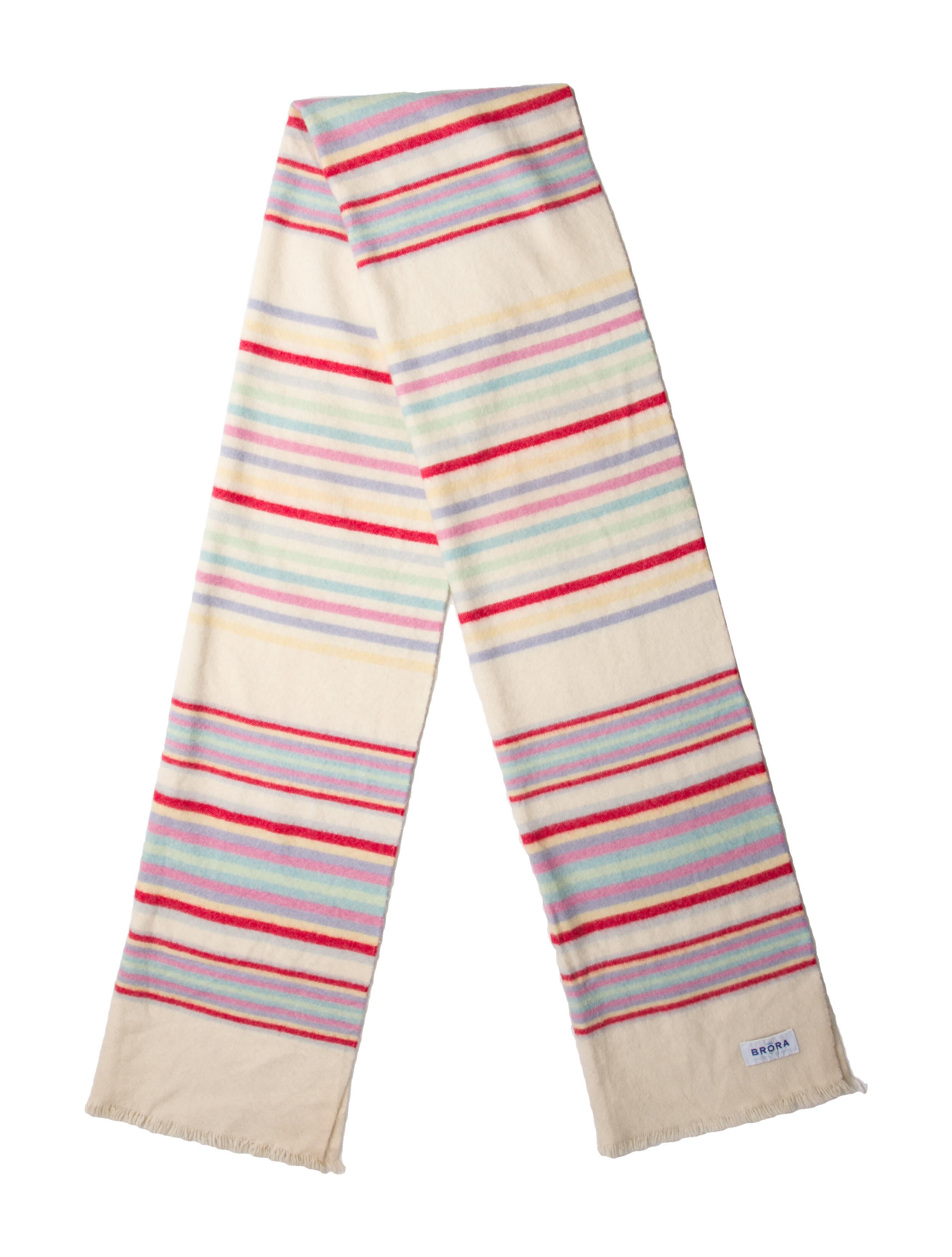 Brora Cashmere Striped Scarf