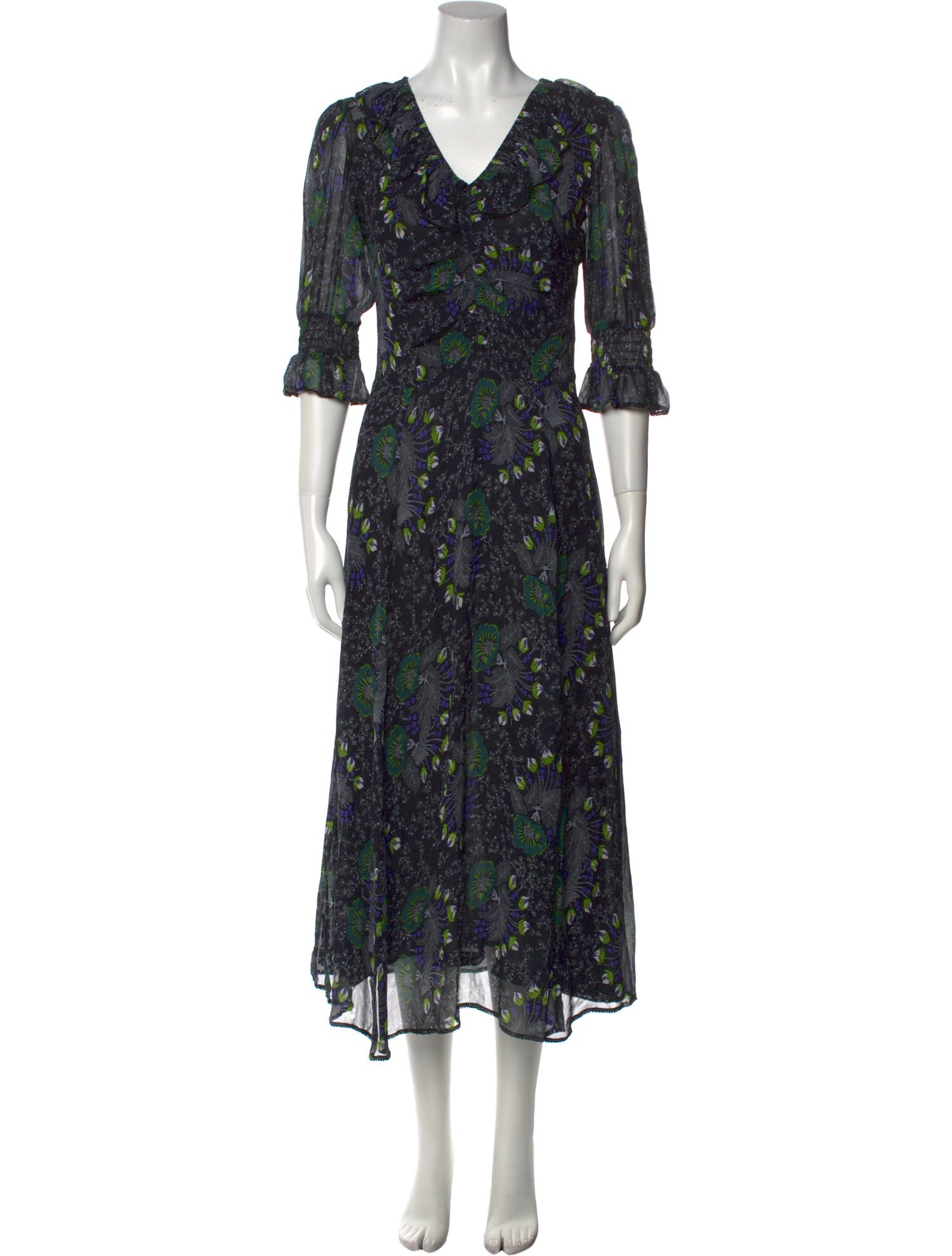 Brora Silk Midi Length Dress