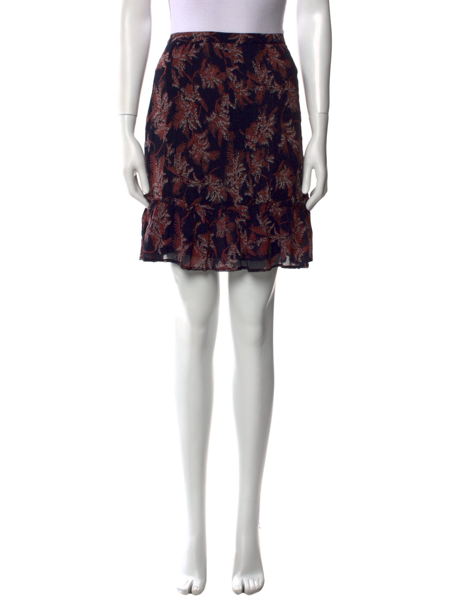 Brora Silk Knee-Length Skirt