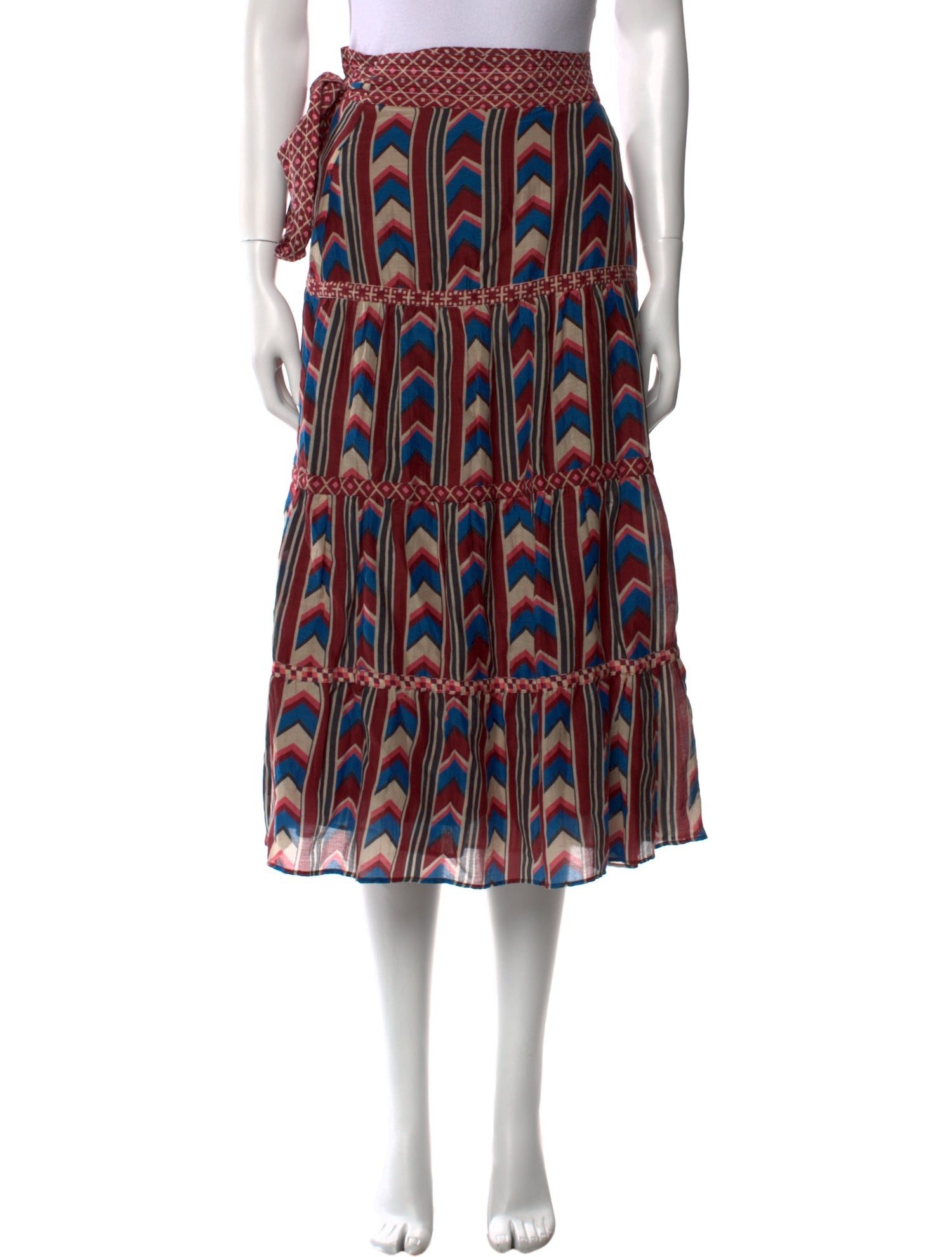 Brora Printed Midi Length Skirt