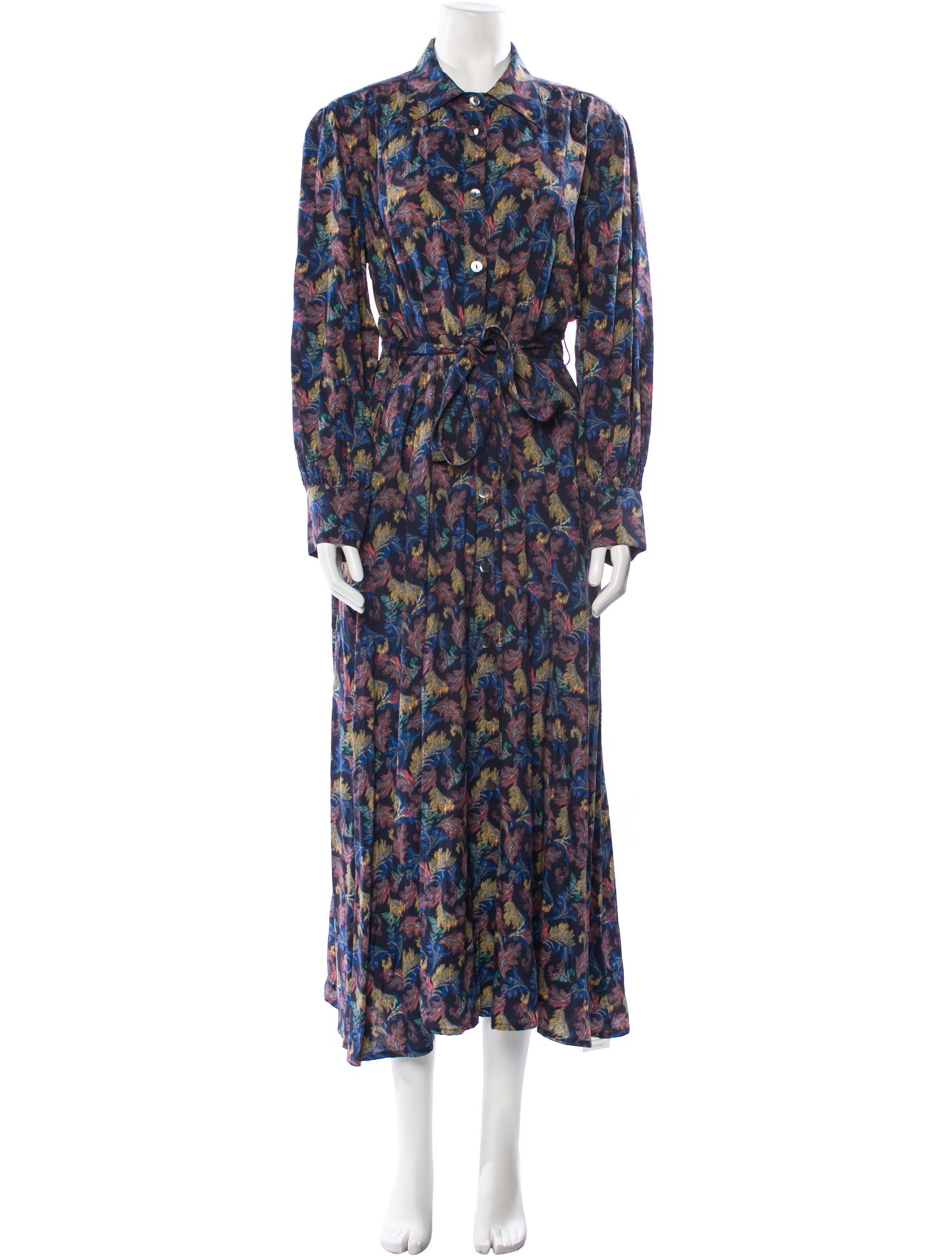 Brora Floral Print Long Dress w/ Tags