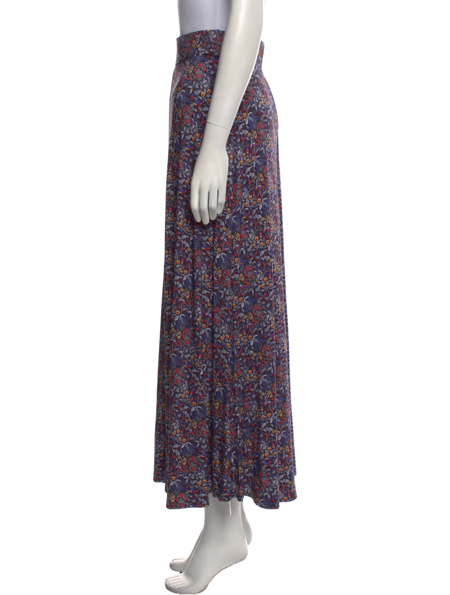 Brora Floral Print Midi Length Skirt