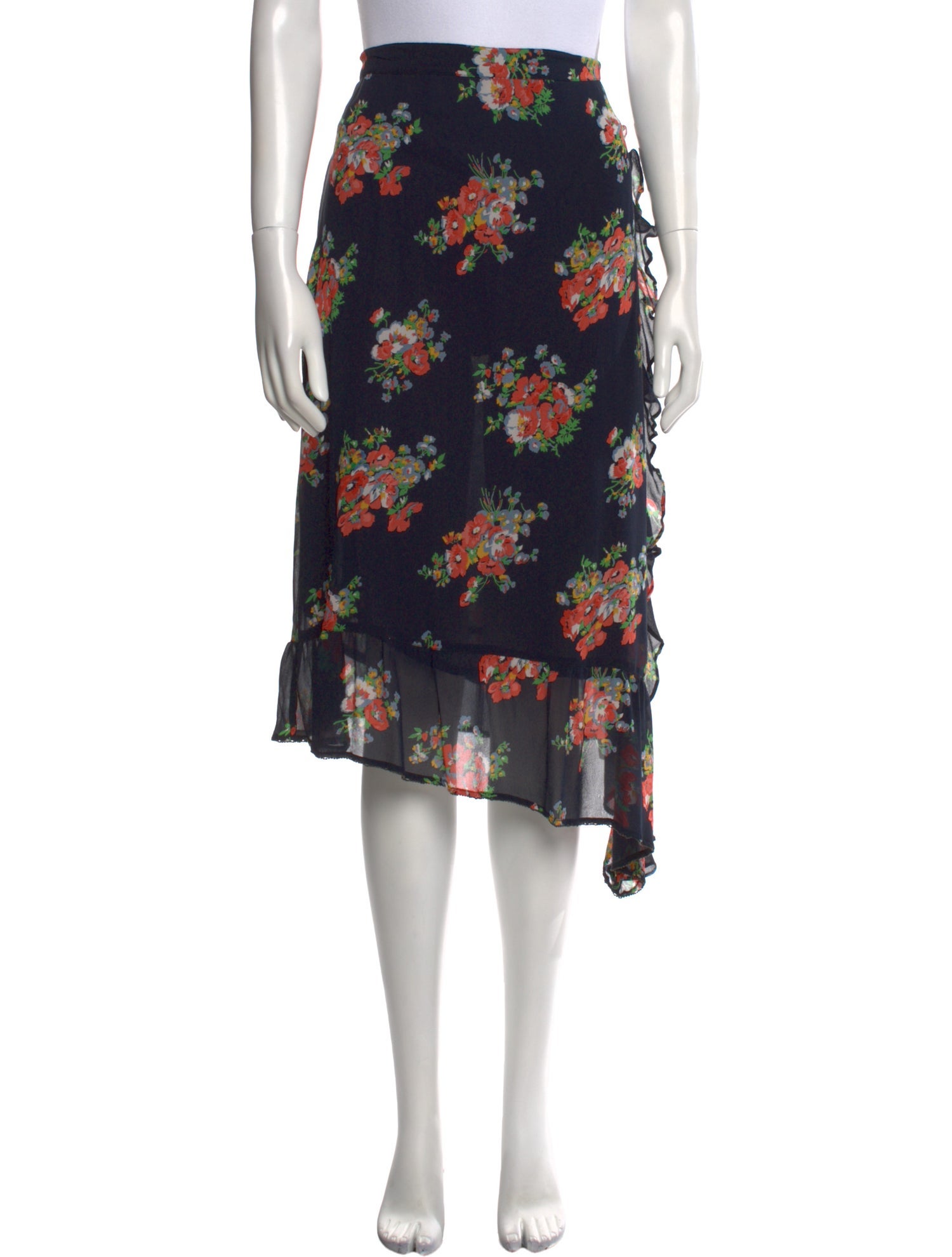 Brora Silk Midi Length Skirt w/ Tags