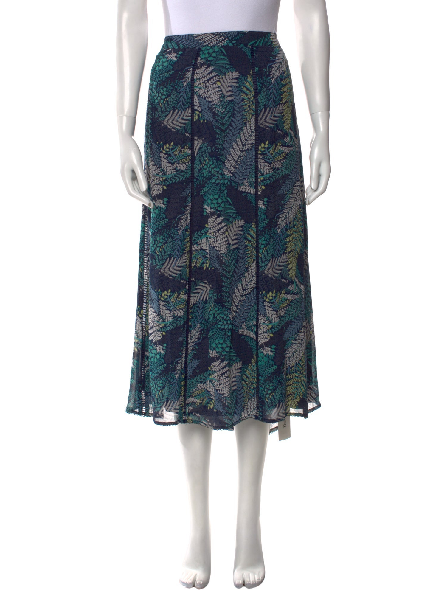 Brora Silk Midi Length Skirt