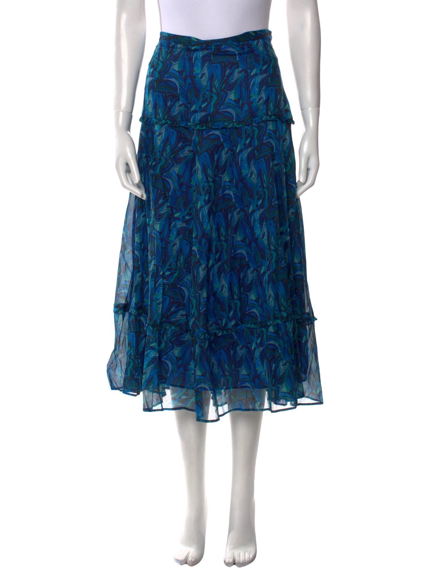 Brora Printed Midi Length Skirt