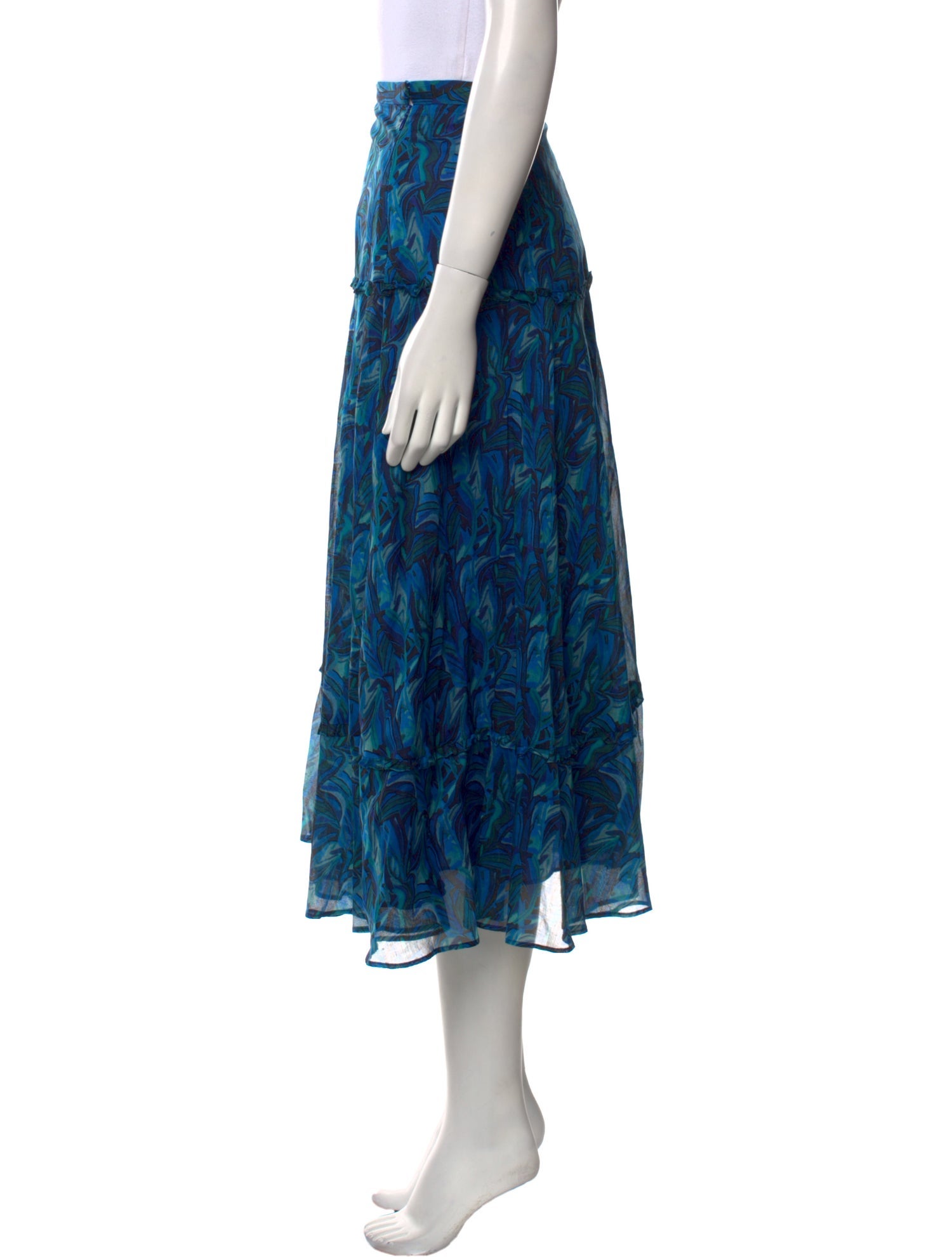 Brora Printed Midi Length Skirt