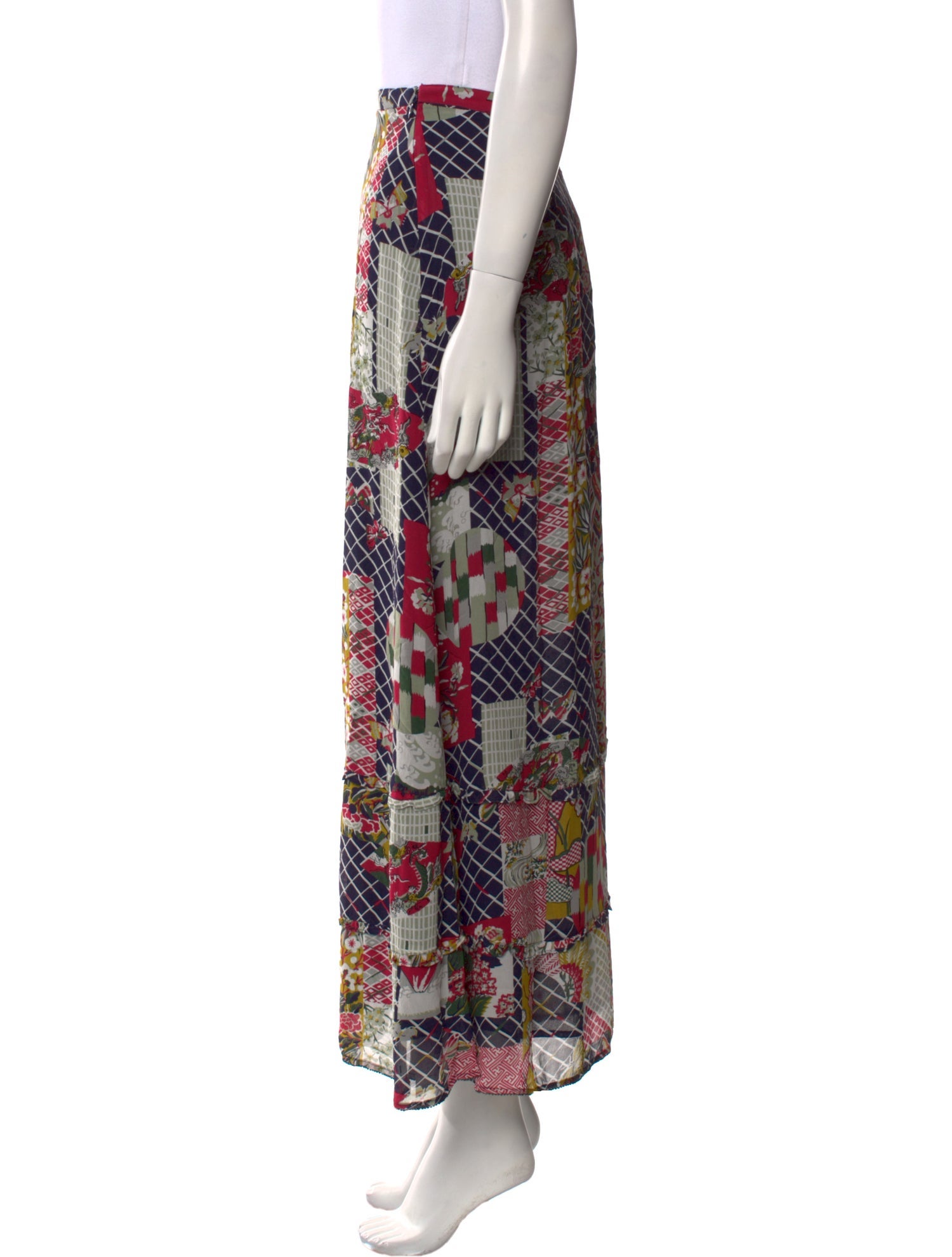 Brora Silk Midi Length Skirt w/ Tags