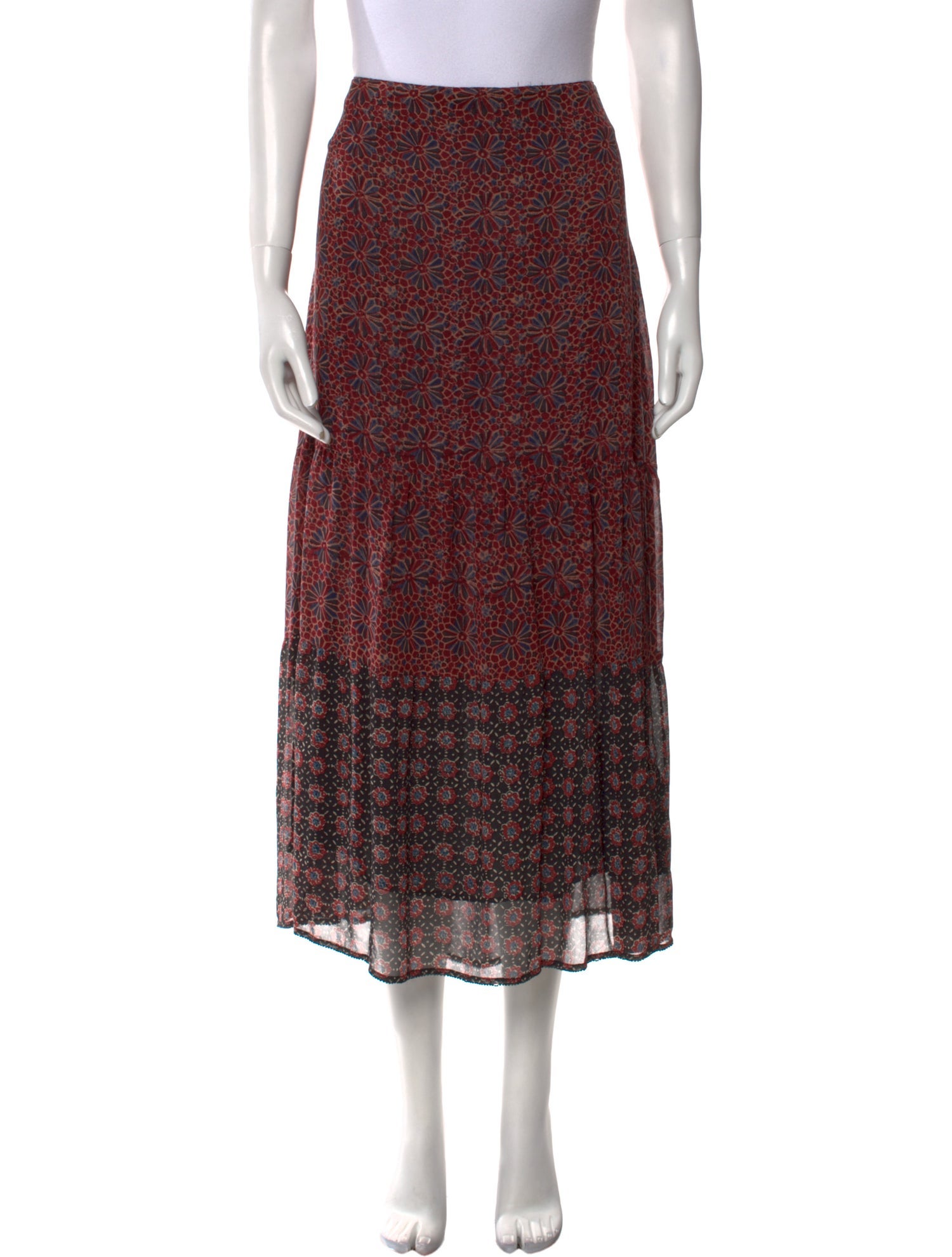 Brora Printed Midi Length Skirt